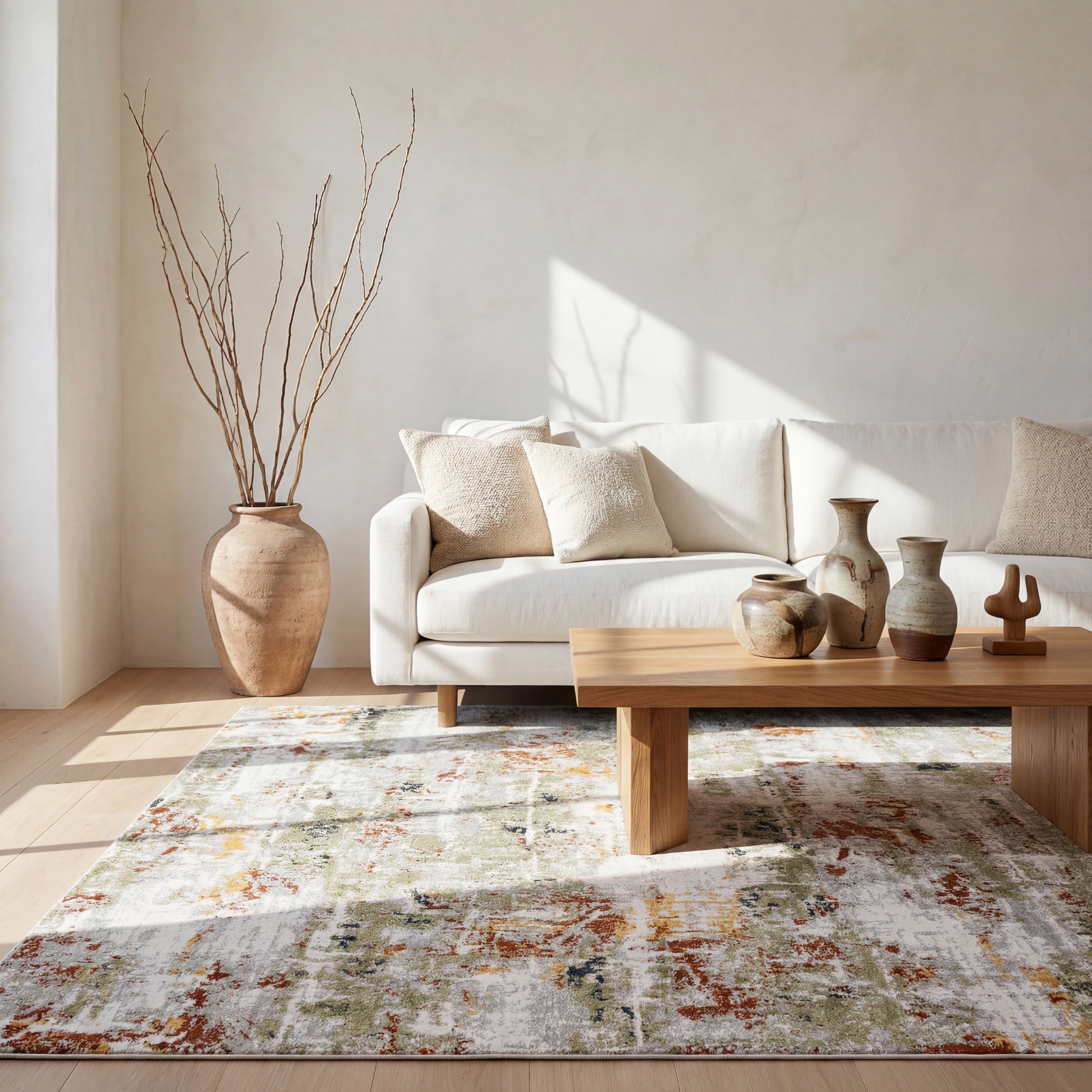 Aaliyah Casual Abstract Machine Washable Area Rug - Image 12