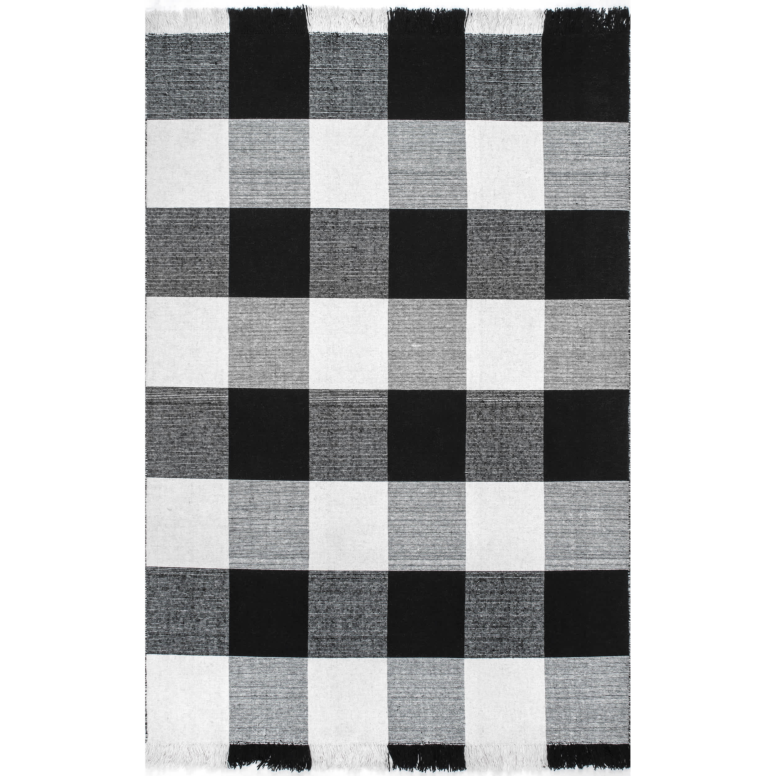 Fay Buffalo Plaid Fringe Area Rug