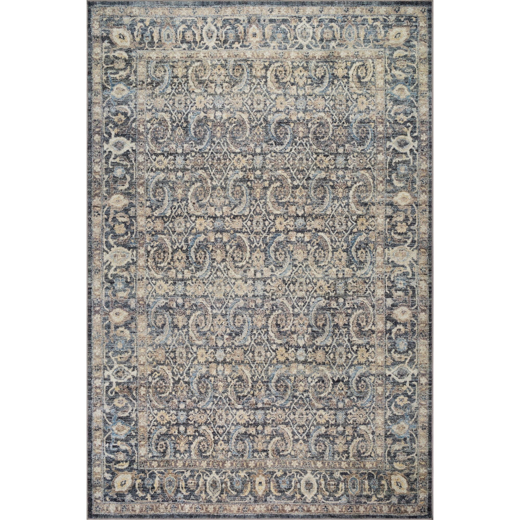 Nuloom Elyra Traditional Bordered Washable Area Rug