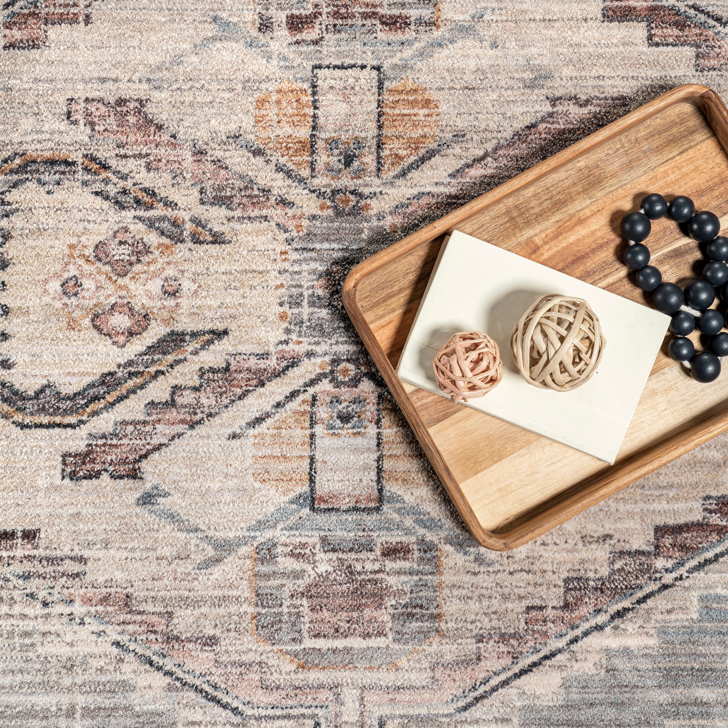 Zelie Traditional Medallion Fringe Area Rug - Image 6