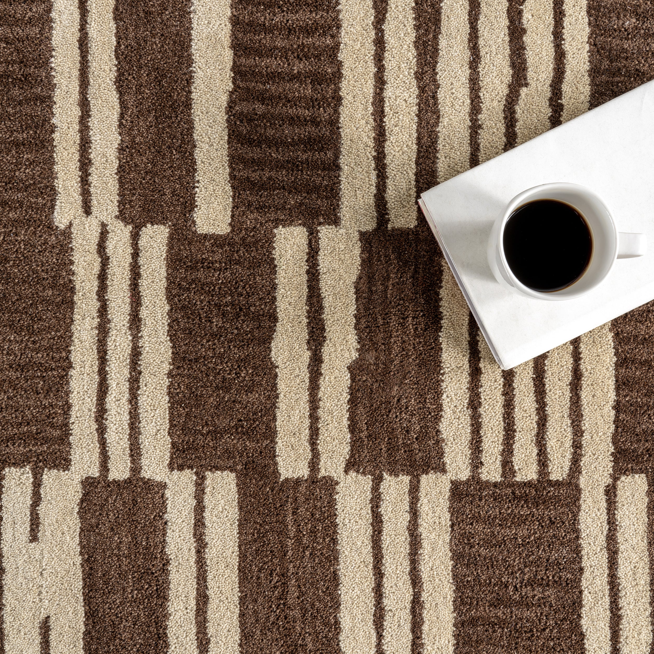 Tara Striped Wool Area Rug - Image 15