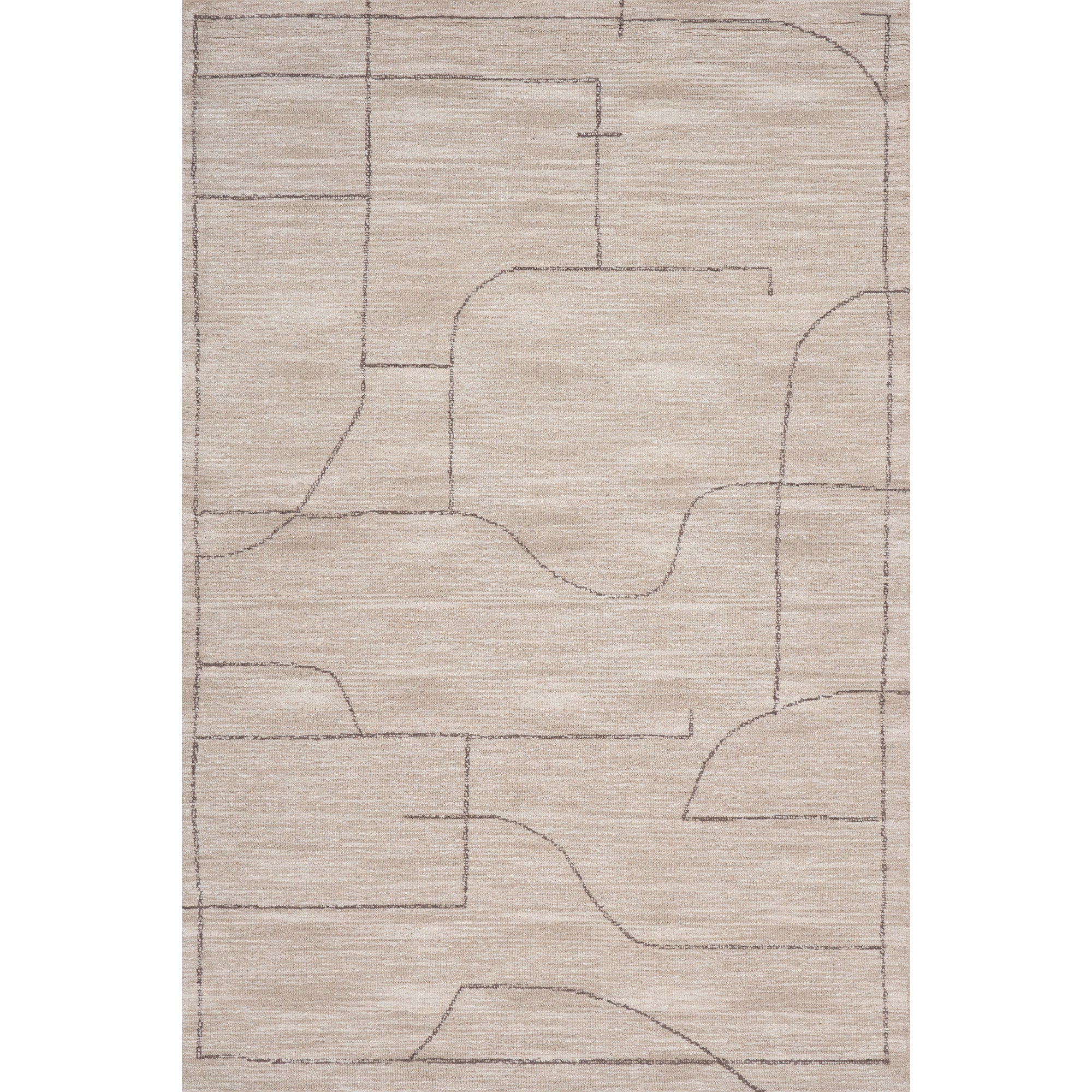 Renavea Abstract Bohemian Wool Area Rug - Image 8