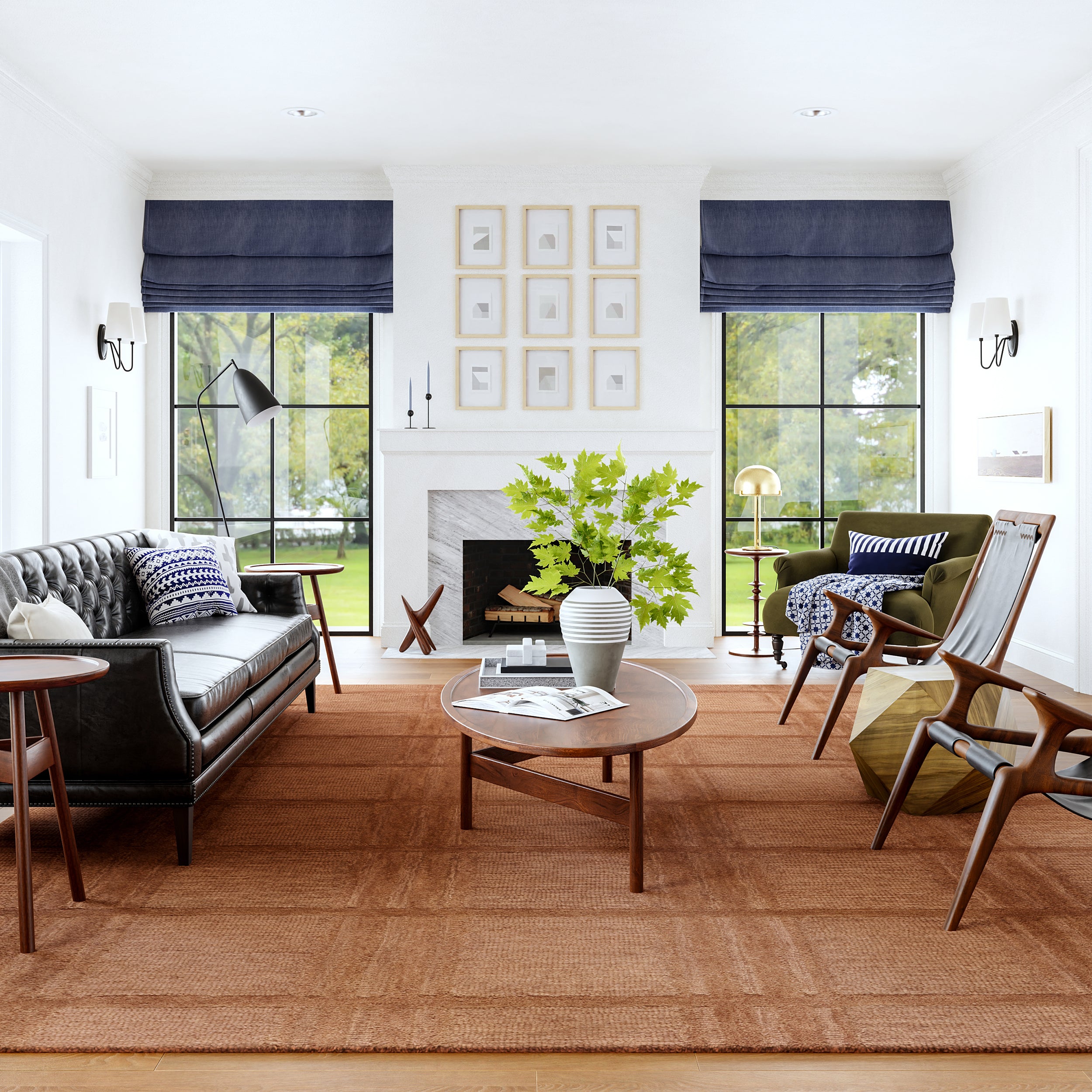 Mallory Plaid Wool Area Rug - Image 25