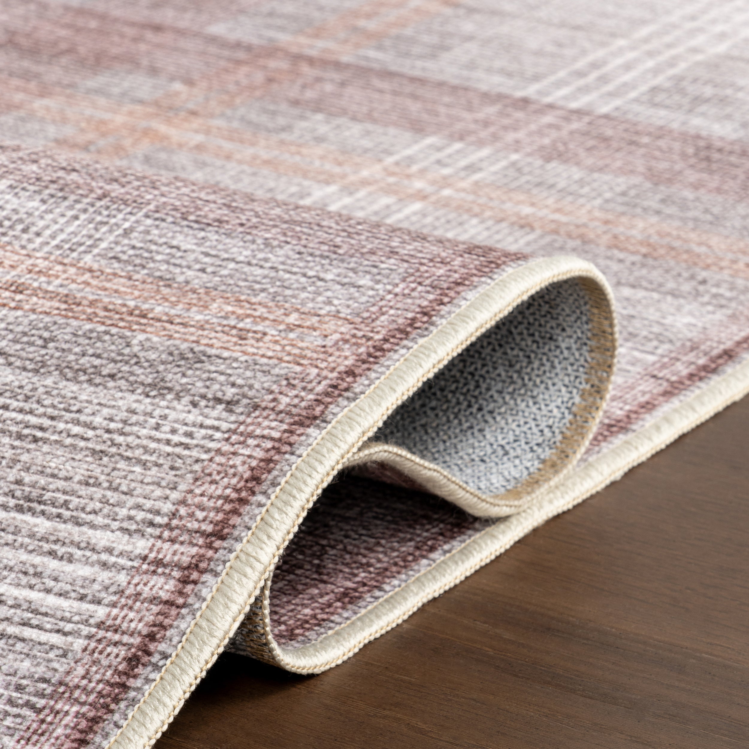 Ursula Rustic Plaid Area Rug - Image 3
