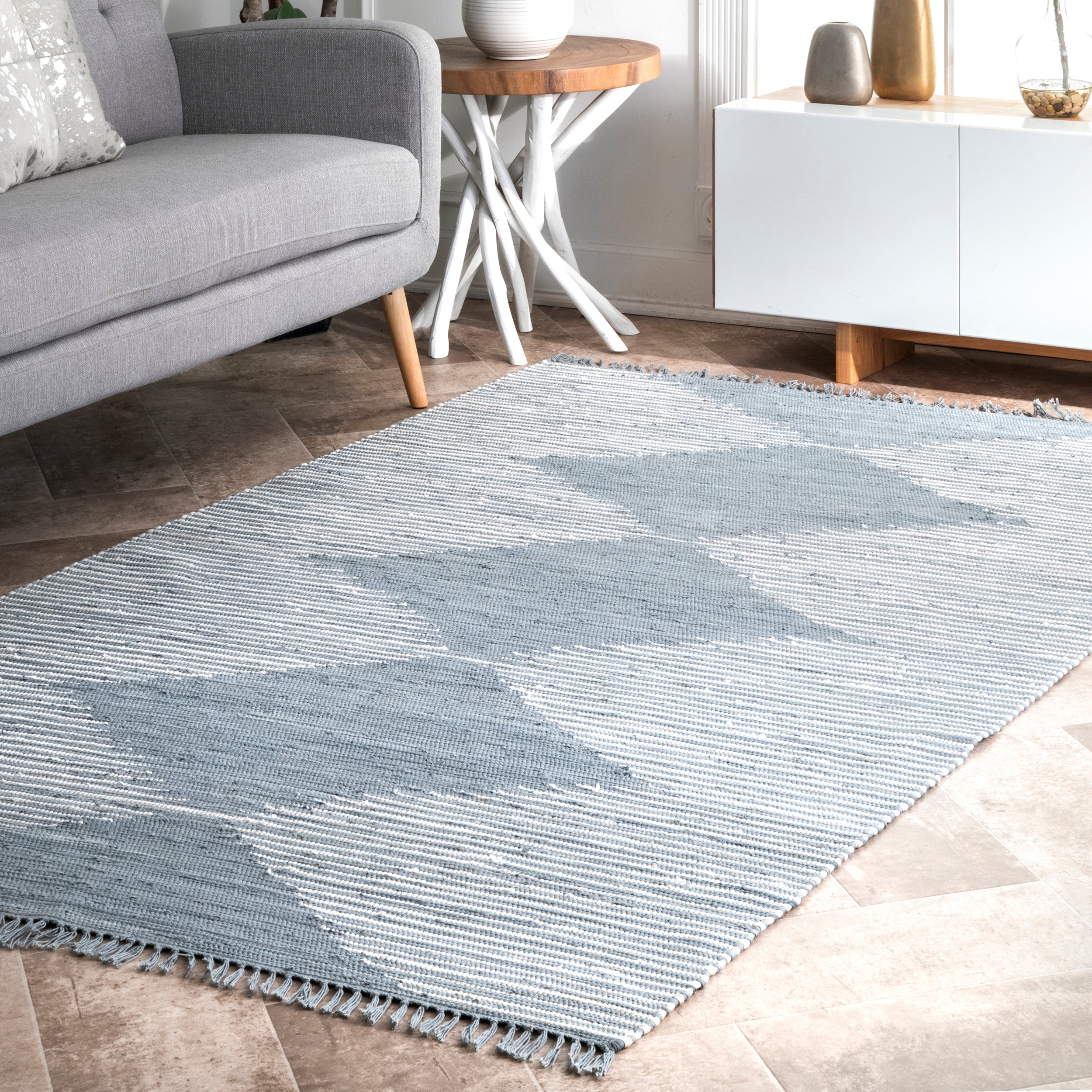 Collins Lined Diamonds Area Rug - Image 10