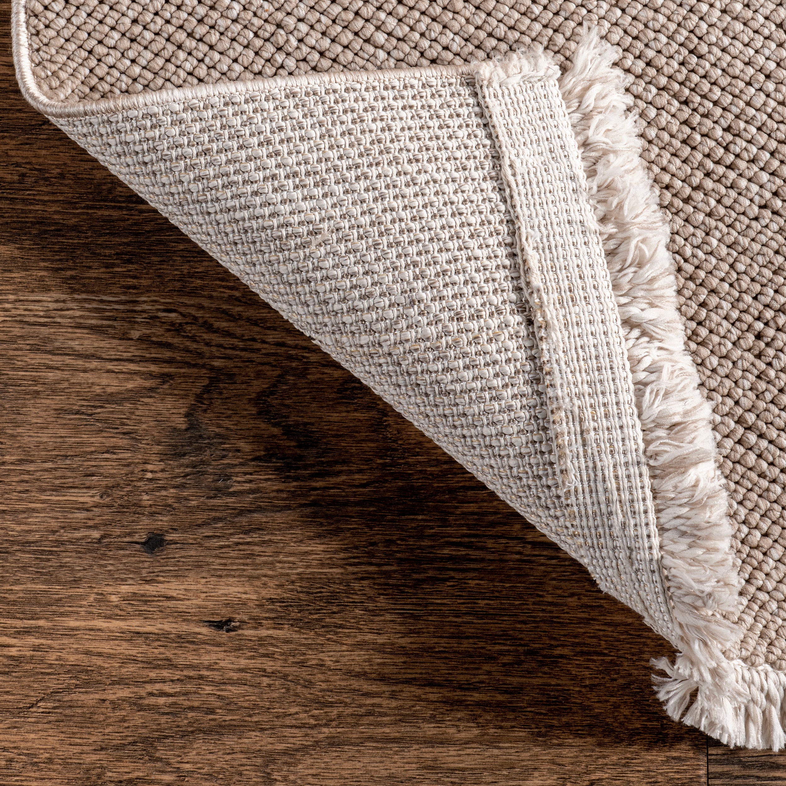 Solid Farmhouse Fringe Area Rug - Image 7
