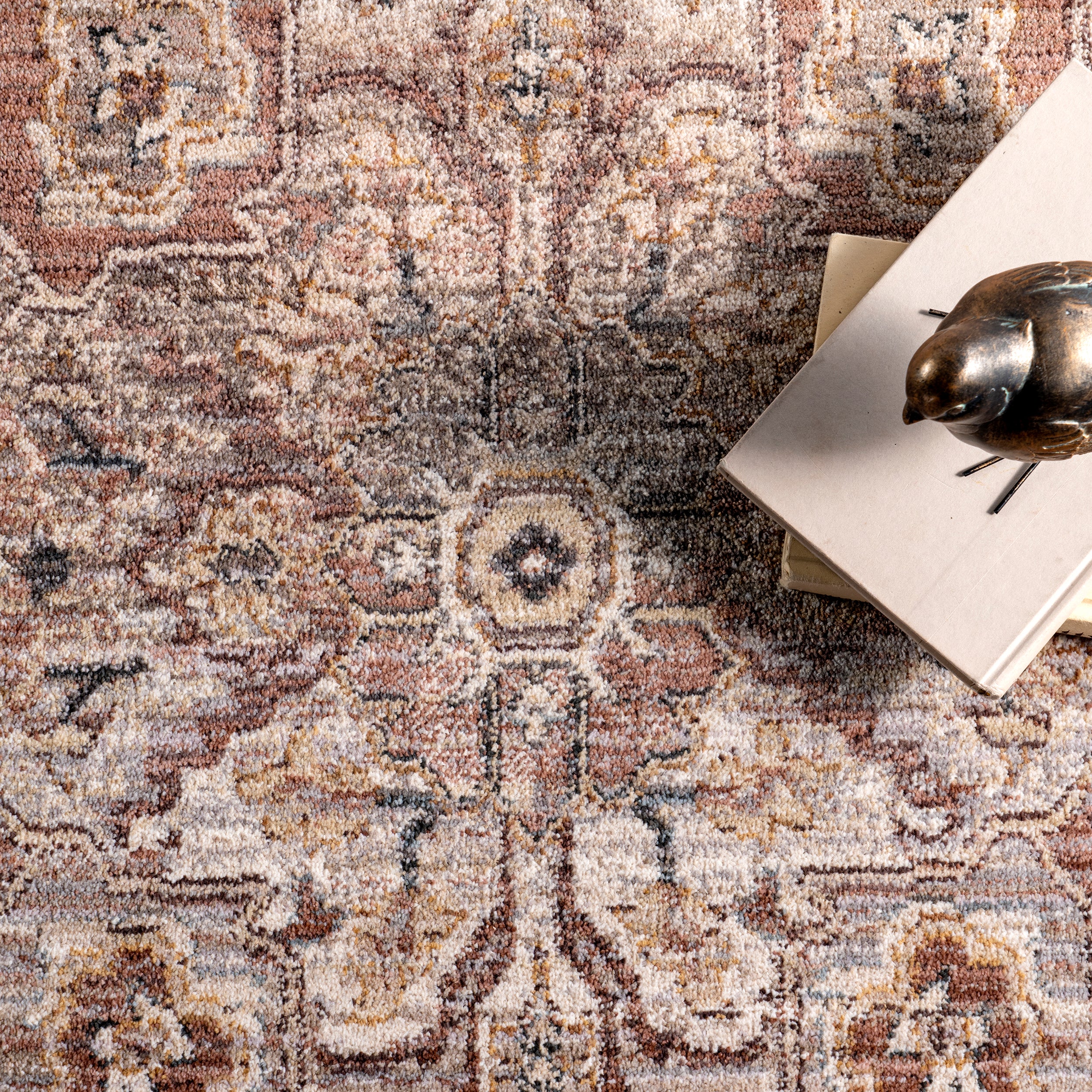 Philippa Traditional Medallion Fringe Area Rug - Image 6