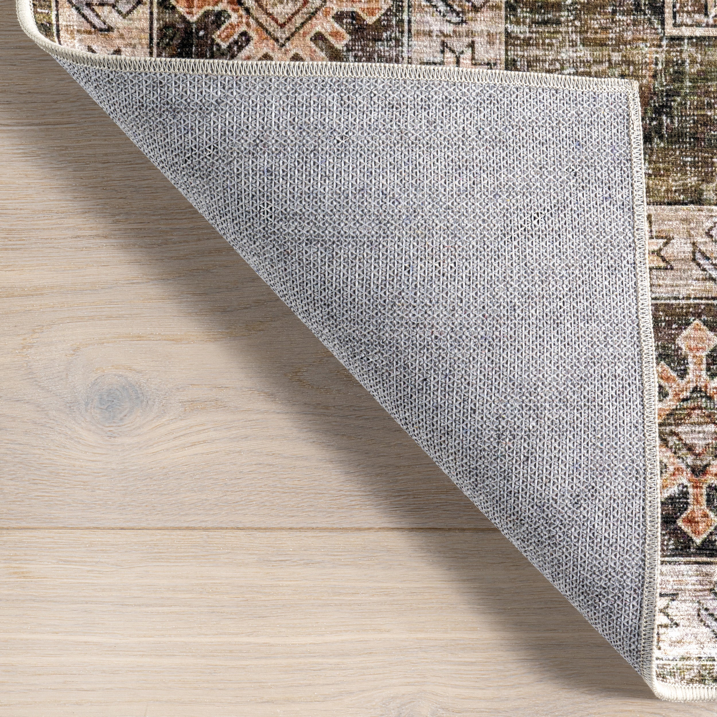 Purdie Medallion Spill Proof Machine Washable Area Rug - Image 8