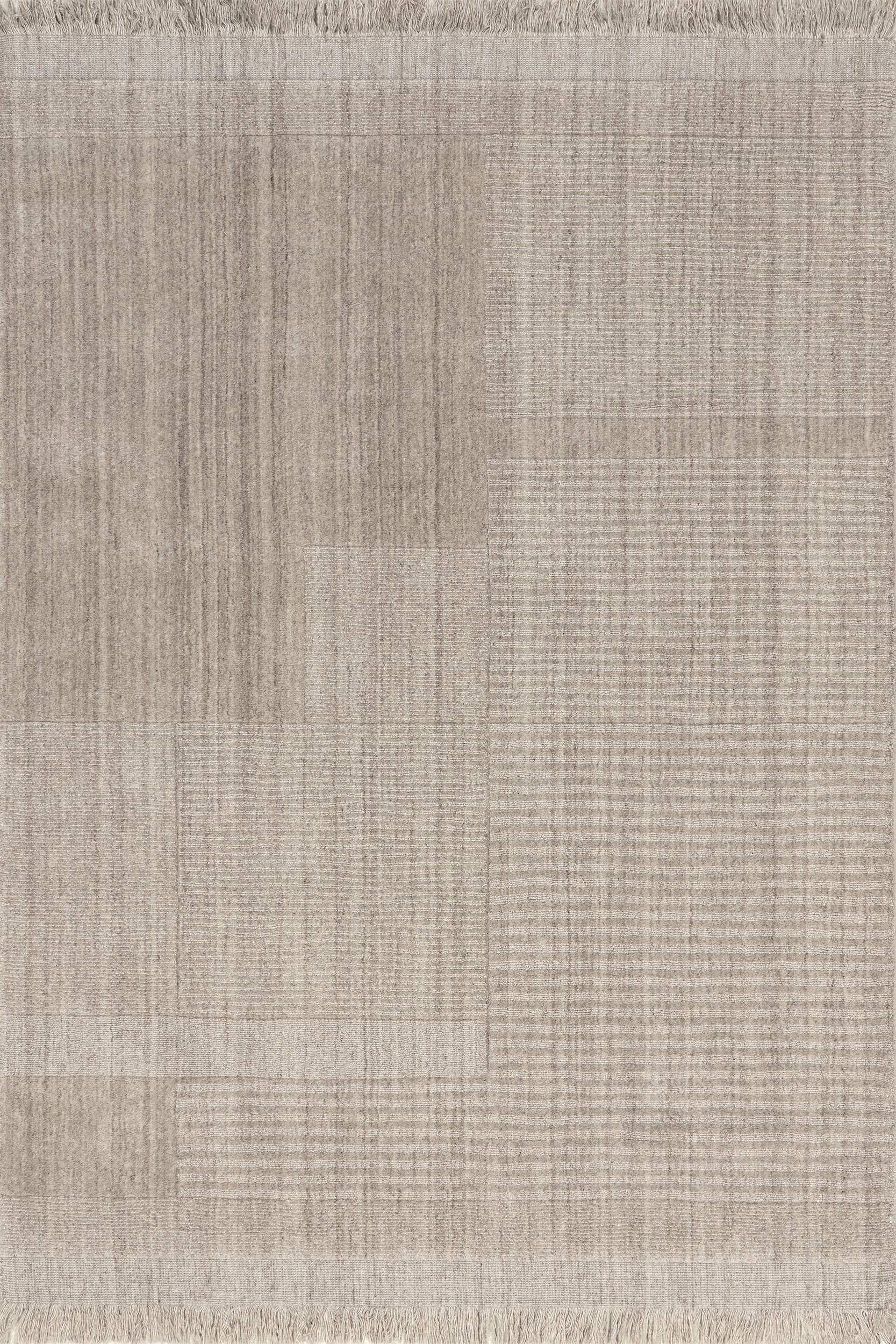 Mozai Fringed Wool-Blend Area Rug - Image 7