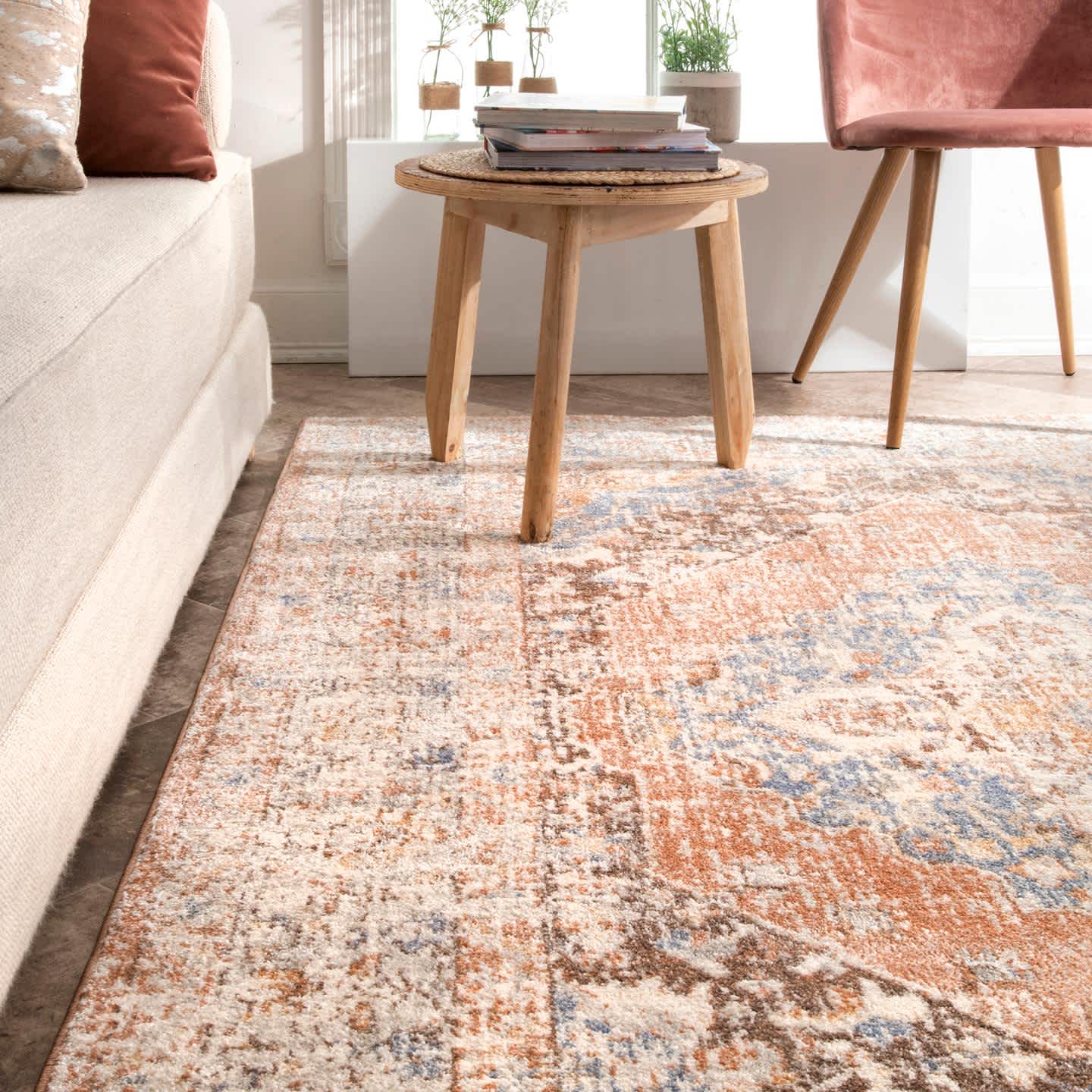 Vintage Kate Medallion Area Rug - Image 4