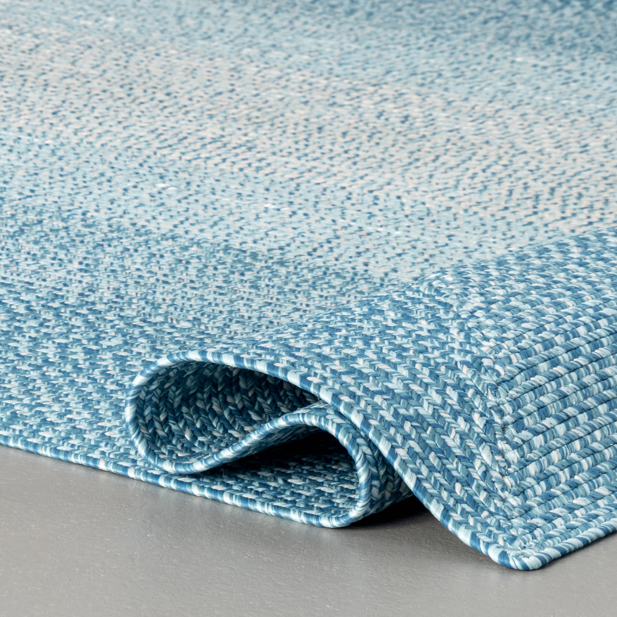Jayda Braided Ombre Indoor/Outdoor Area Rug - Image 4
