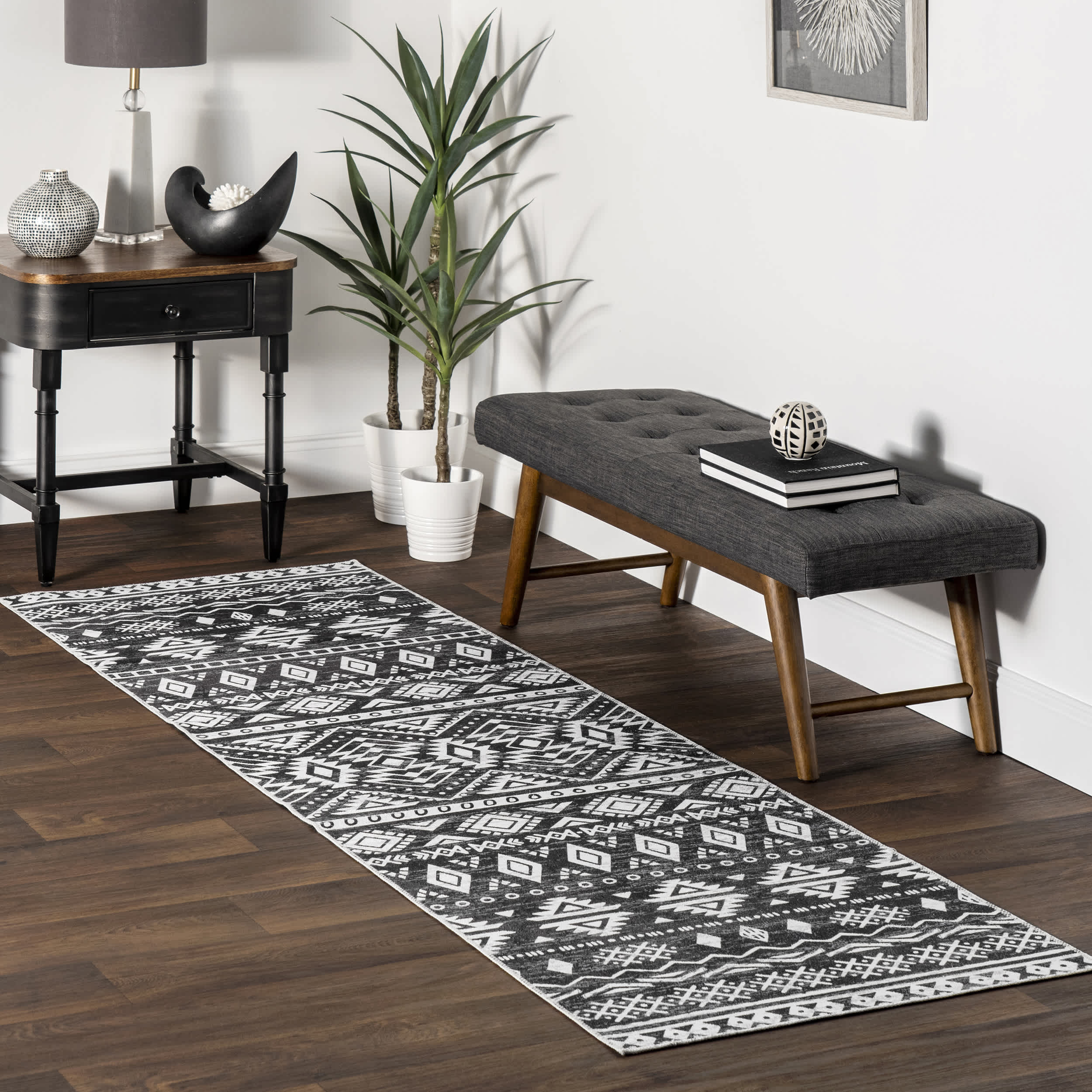 Shelby Washable Graphic Area Rug - Image 10