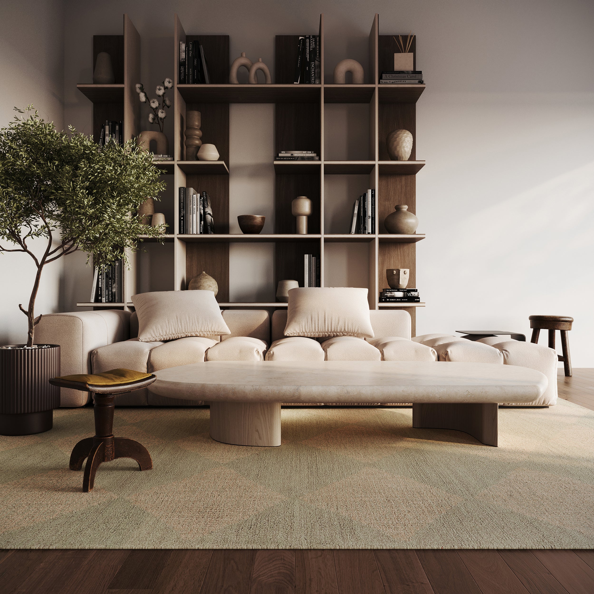 Nuloom Nivora Tufted Diamond Area Rug - Image 2