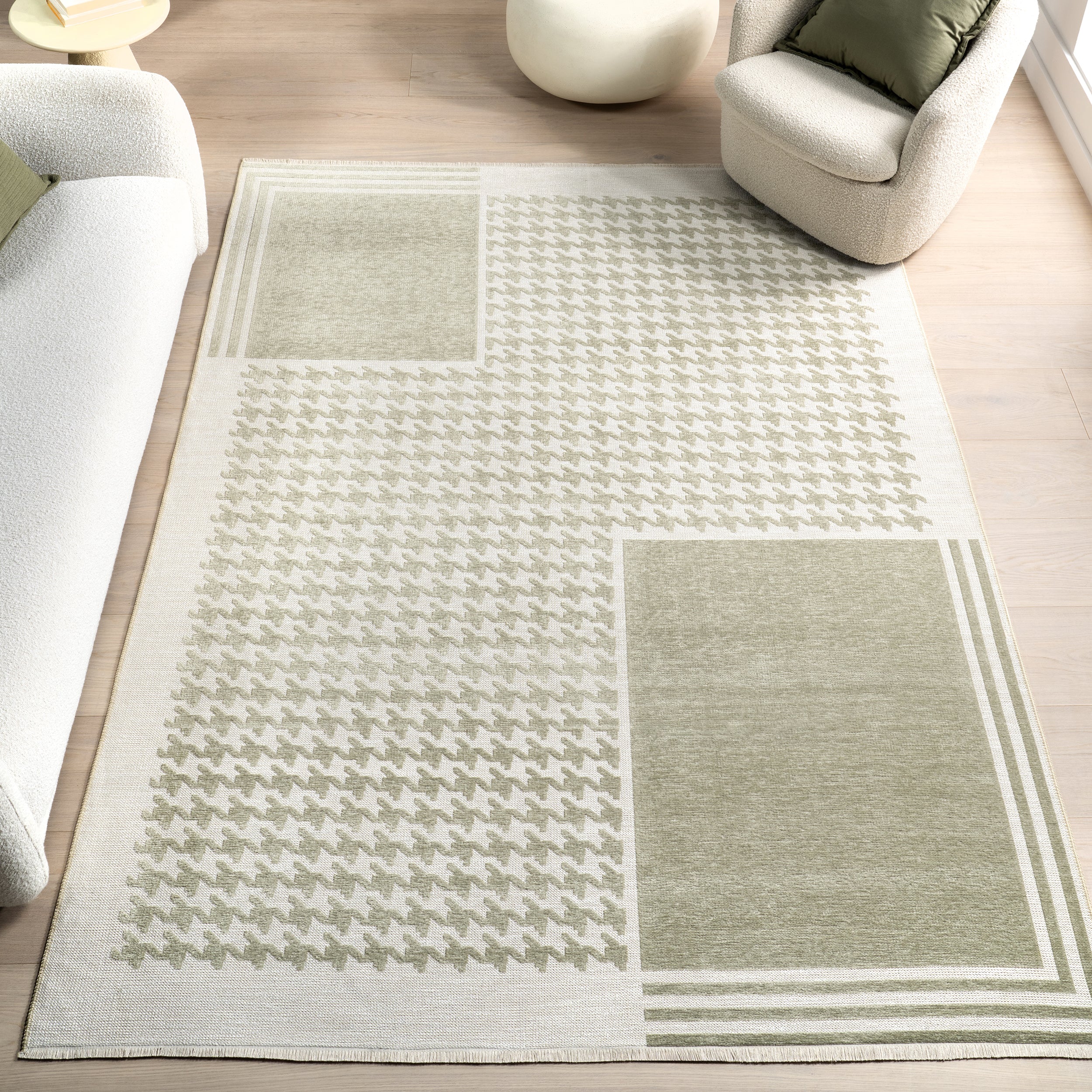Iyla SuperiorWash Geometric Reversible Area Rug - Image 2
