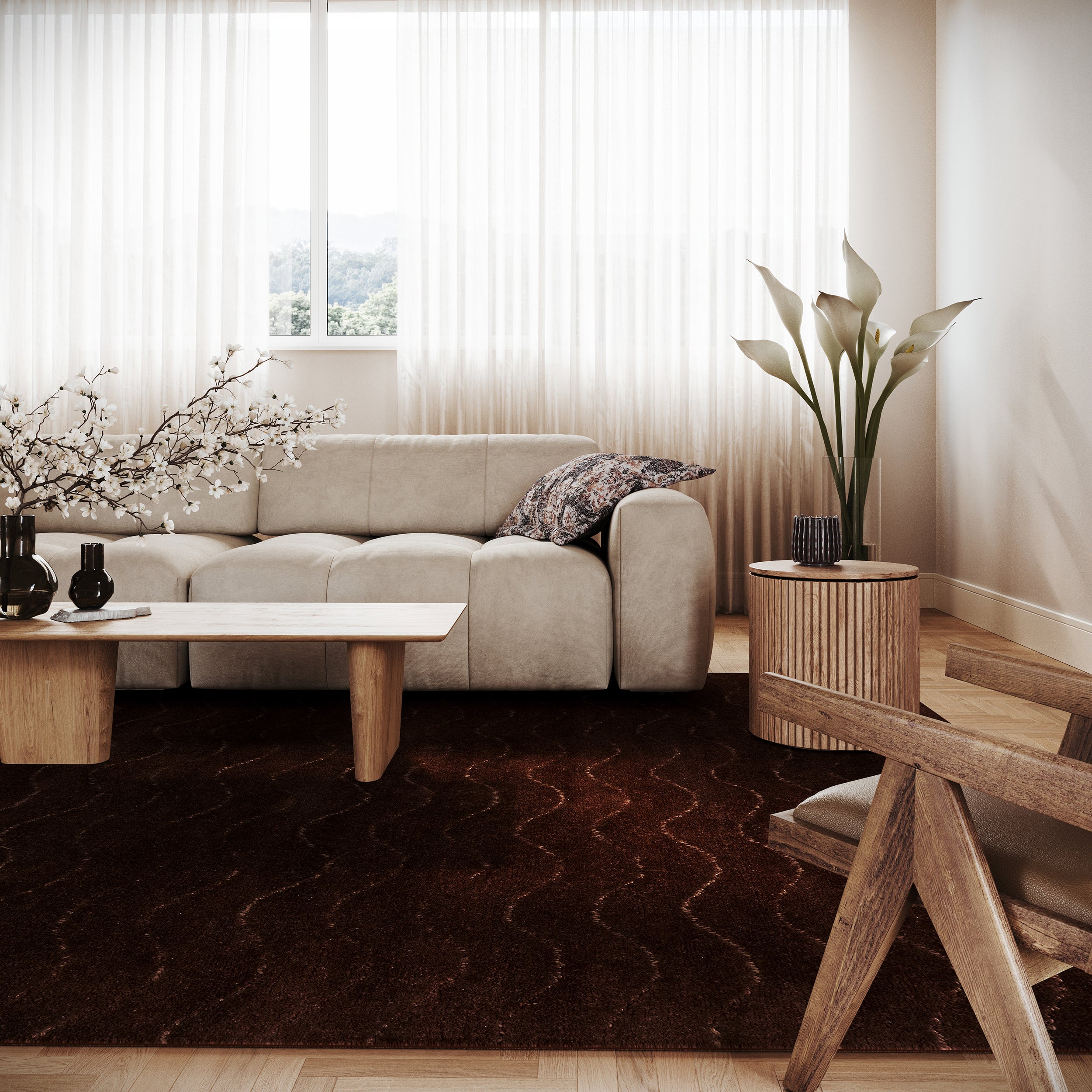 Nuloom Gailia Solid Wool Cozy Area Rug - Image 16