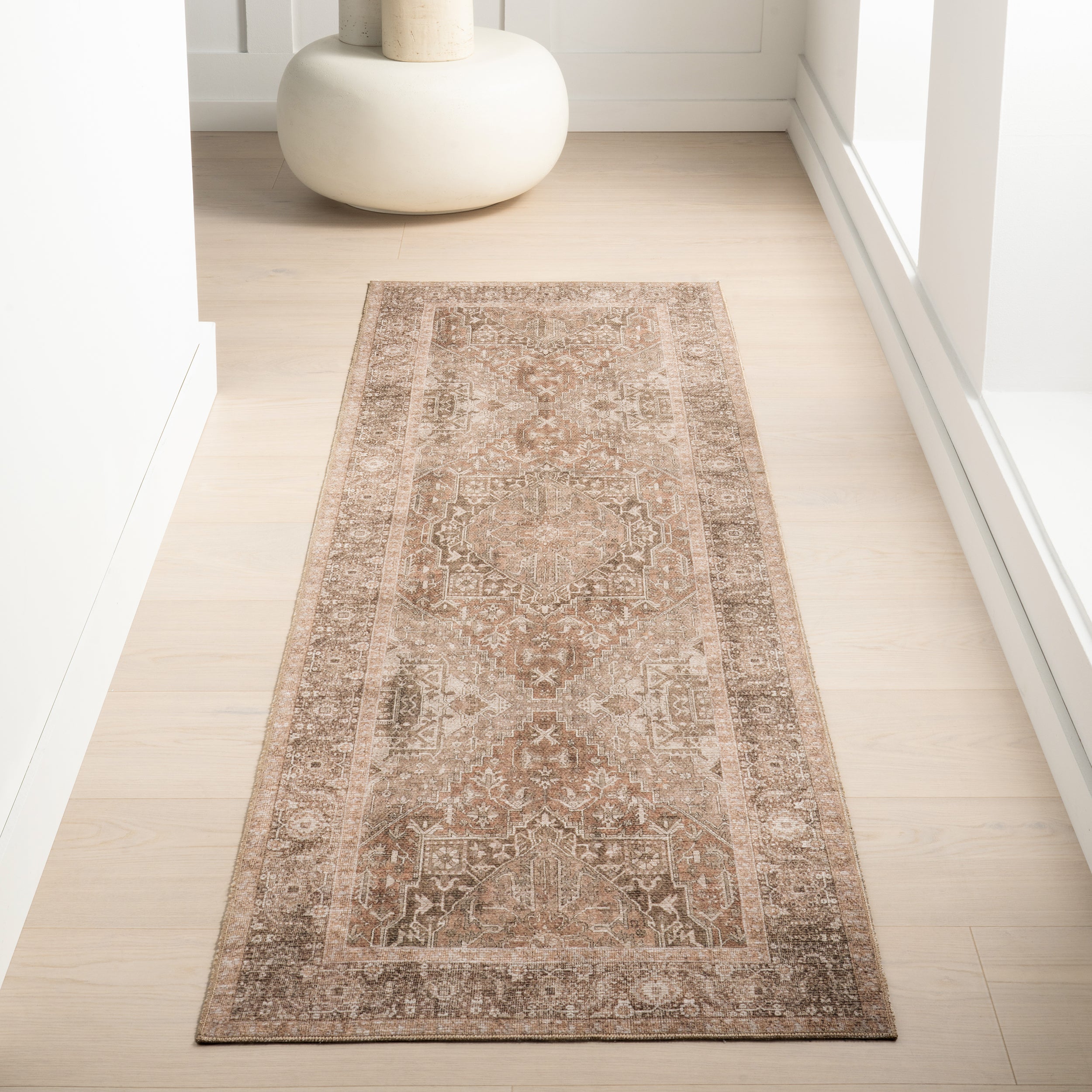 Hillstone Collection Mariposa Traditional Vintage Medallion Area Rug - Image 10