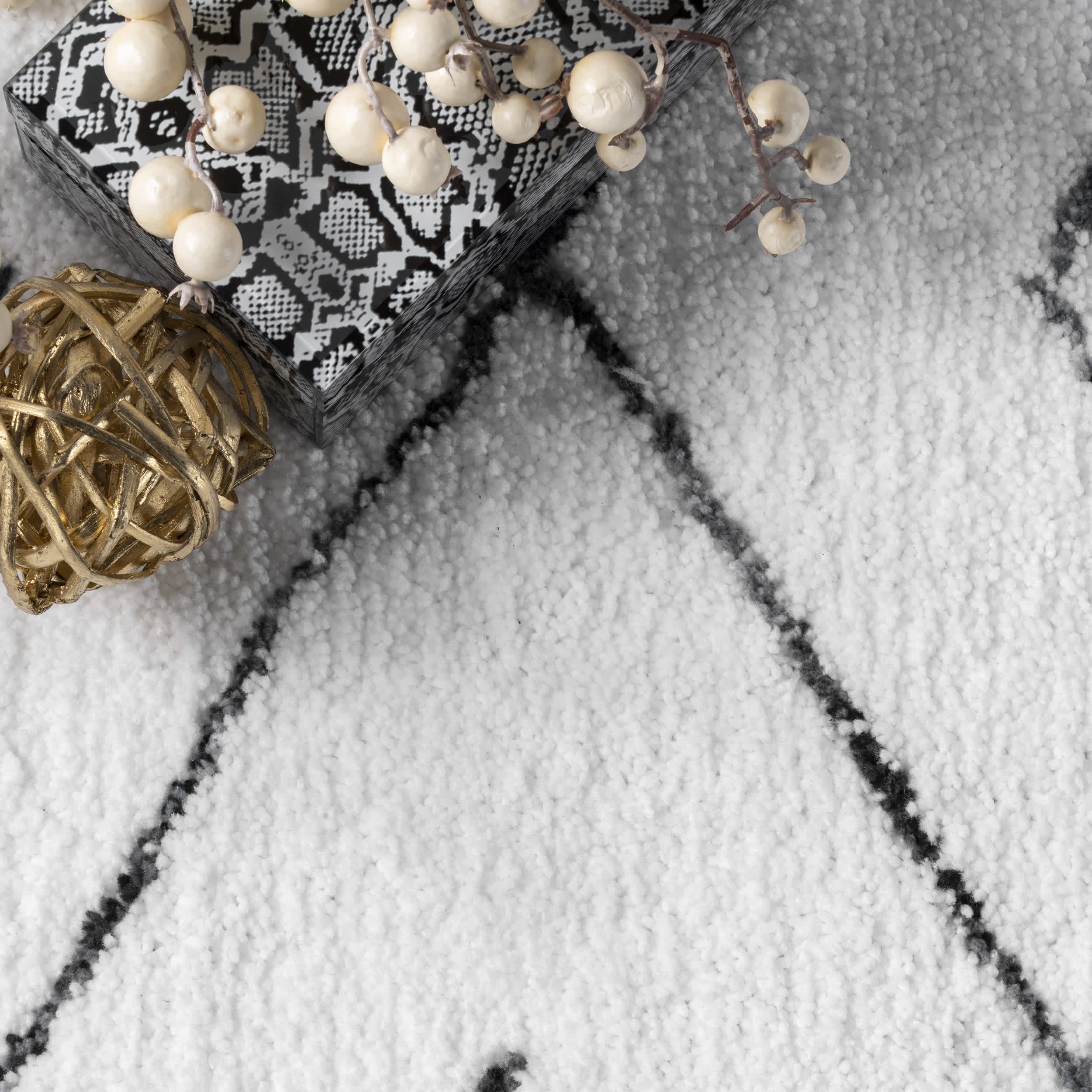 Hand Tufted Beaulah Shaggy Area Rug - Image 6