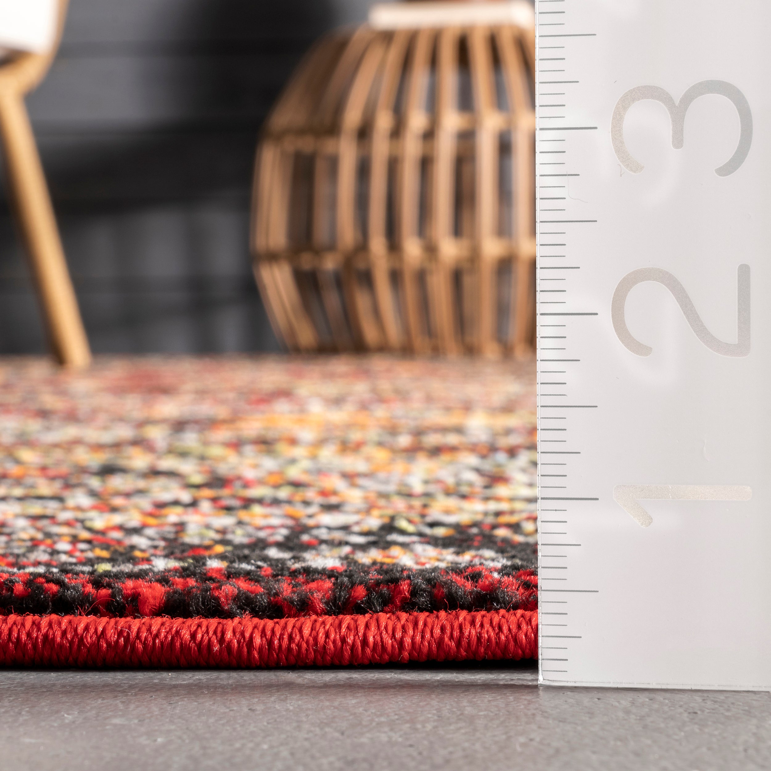 Indoor/Outdoor Transitional Medieval Randy Area Rug - Image 3