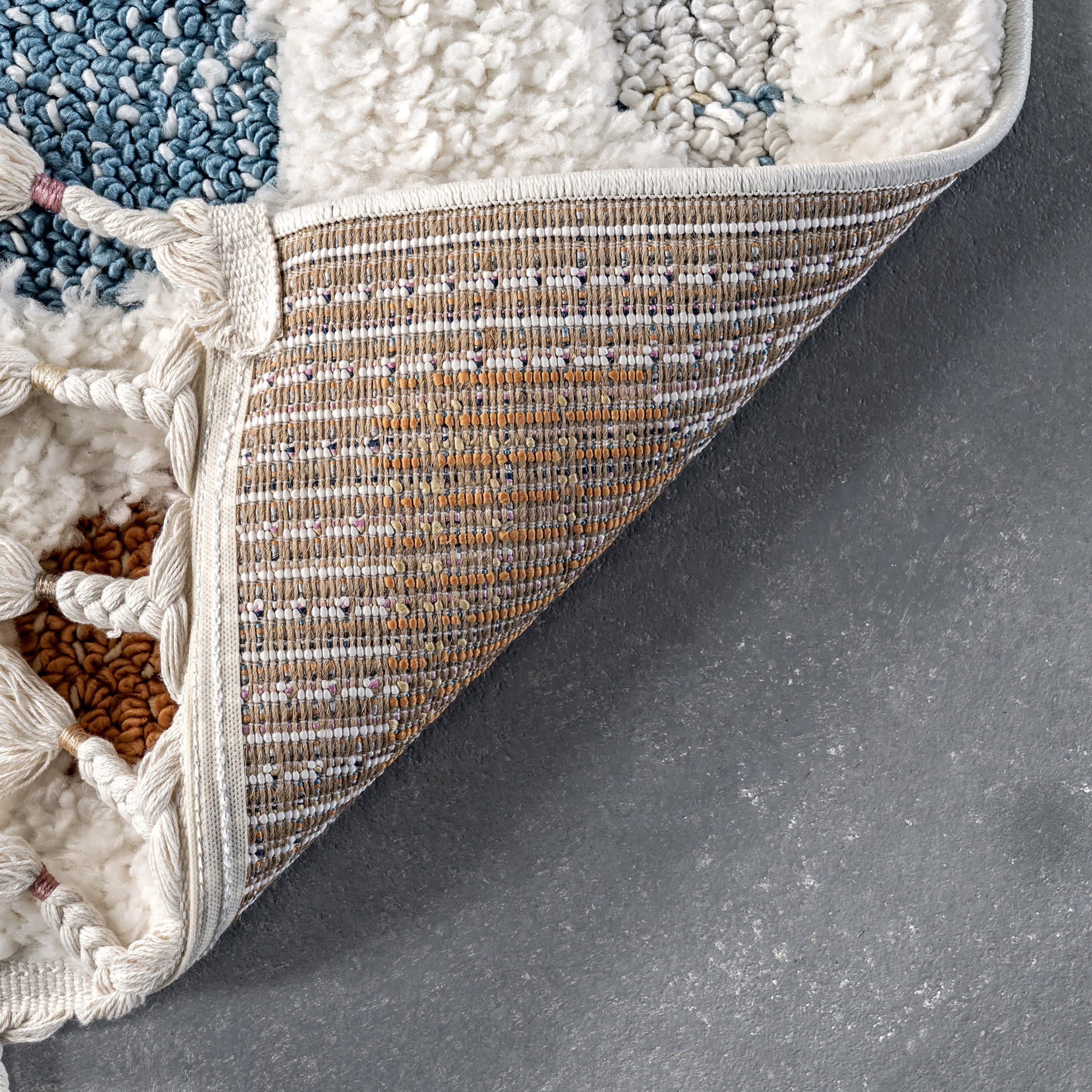 Maybelle Braided Tassle Modern Area Rug - Image 7