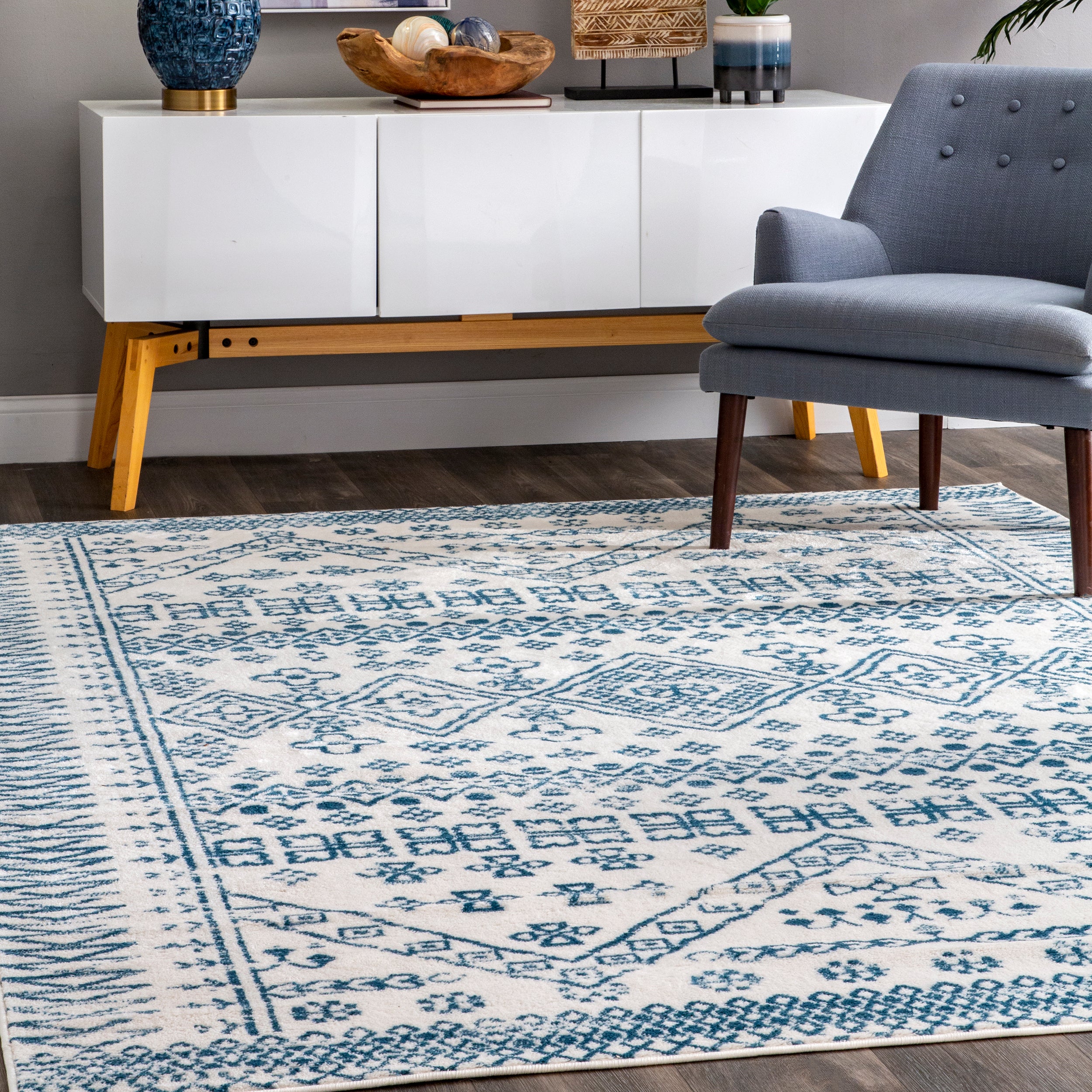 Transitional Moroccan Frances Area Rug - Image 17
