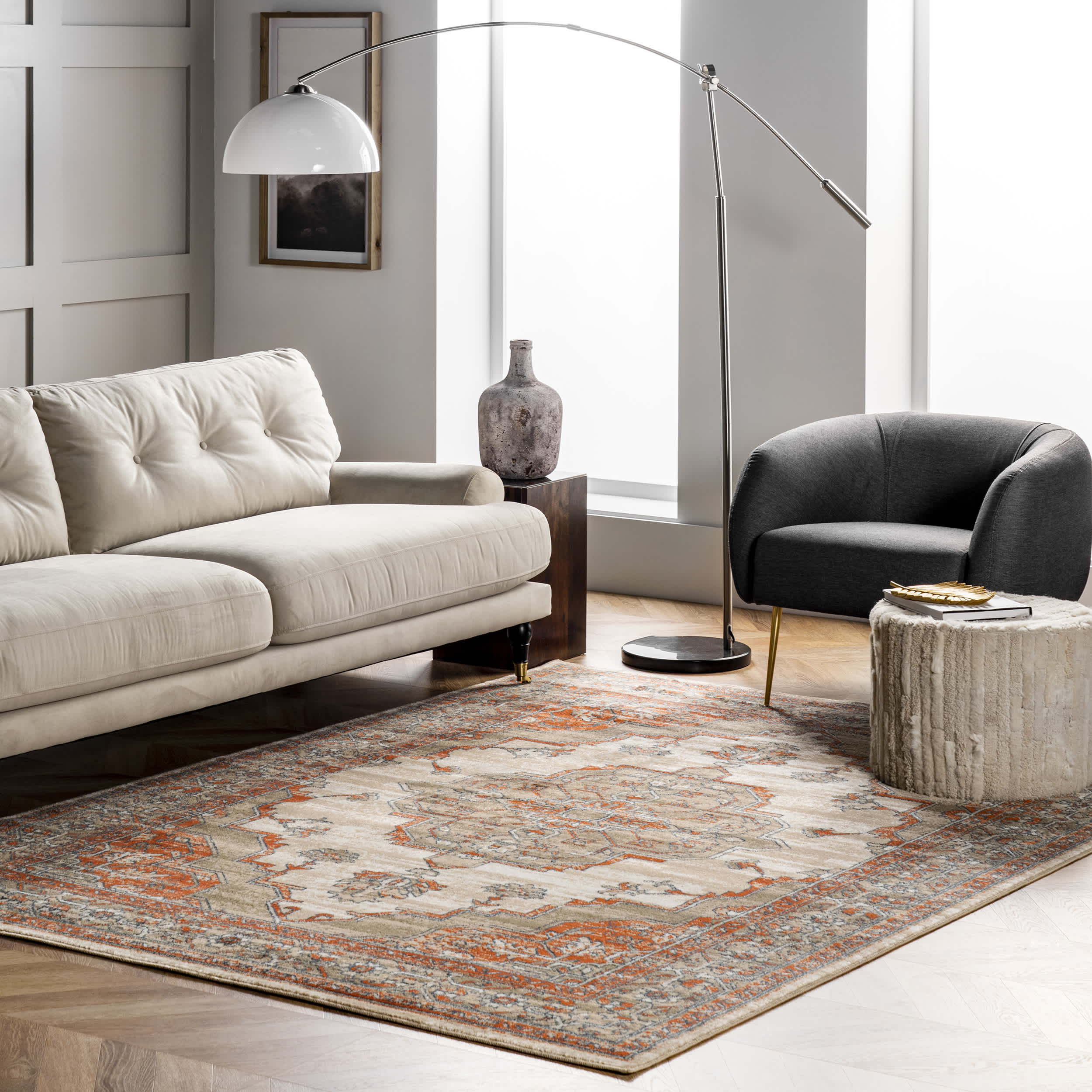 Talulla Faded Medallion Area Rug - Image 2