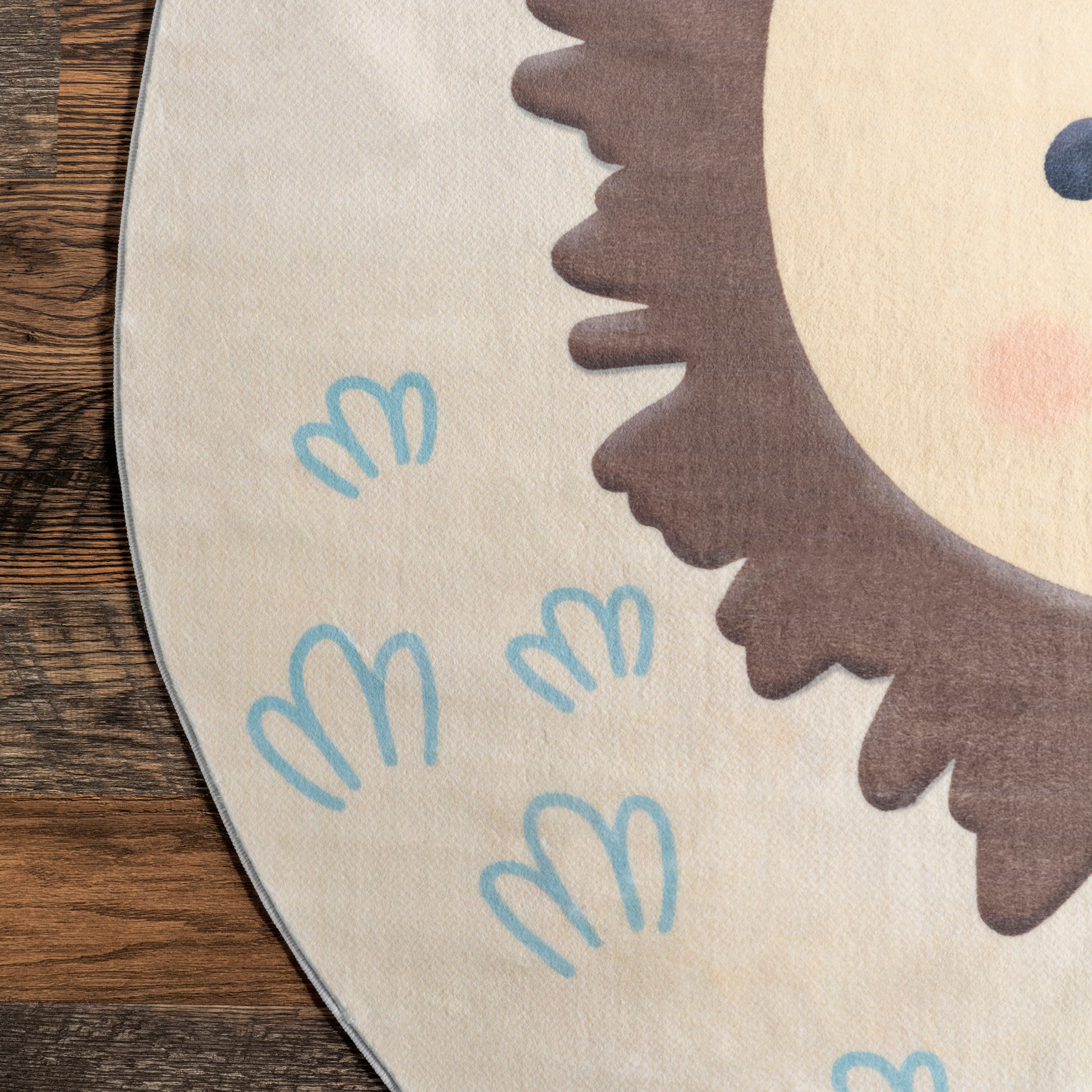 Ellia Cheerful Lion Machine Washable Kids Area Rug - Image 5