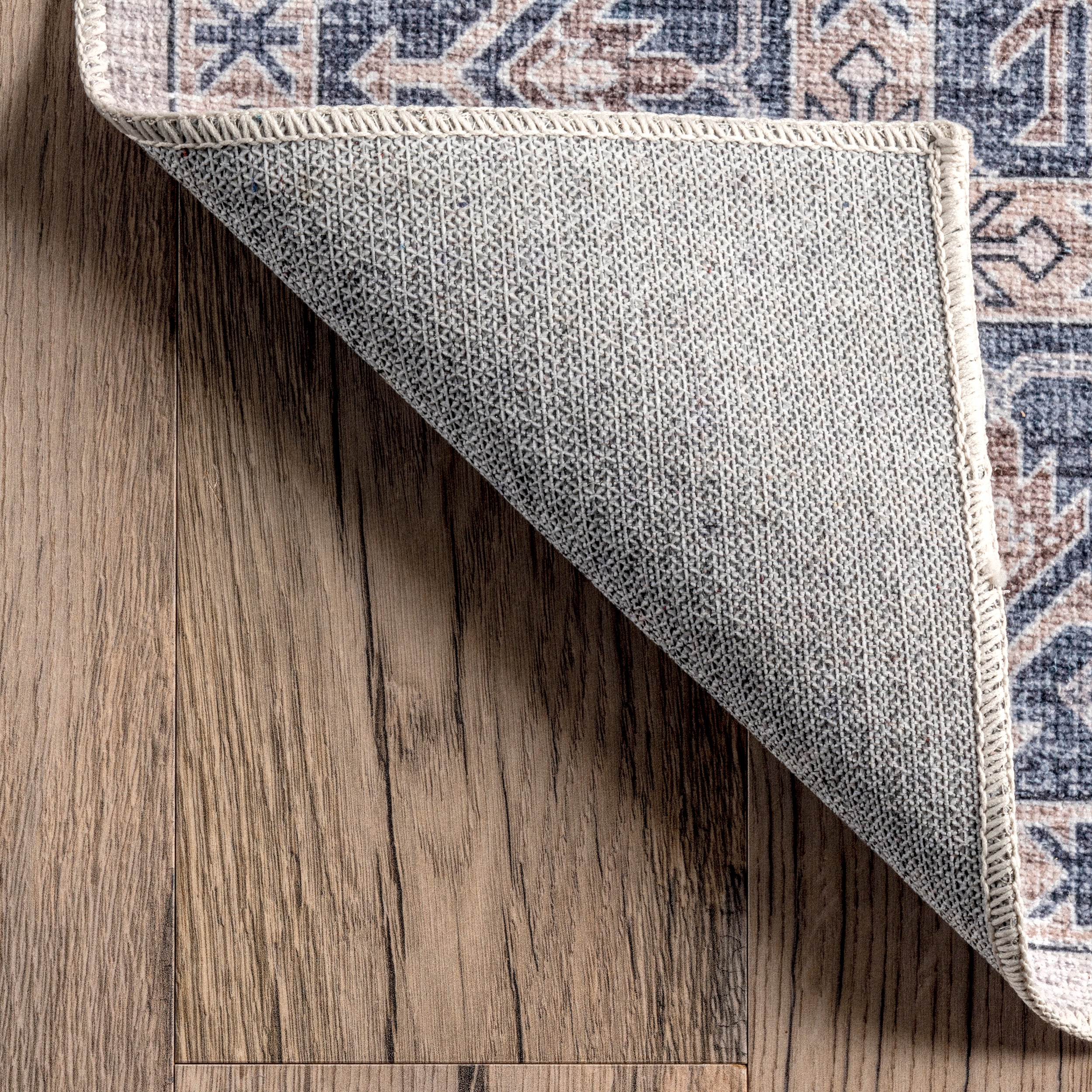 Finley Machine Washable Vintage Distressed Area Rug - Image 7