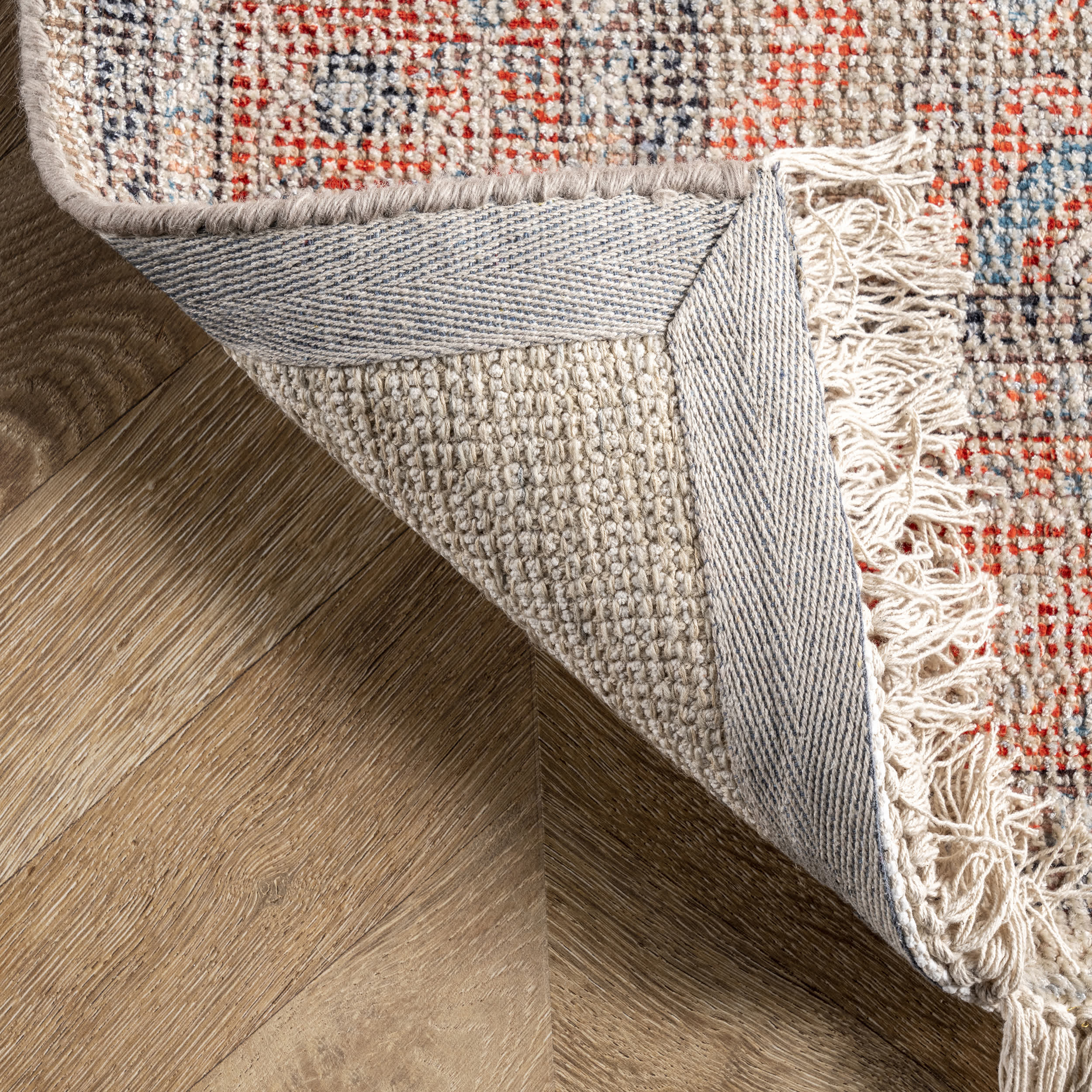 Lottie Floral Medallion Tassel Area Rug - Image 7
