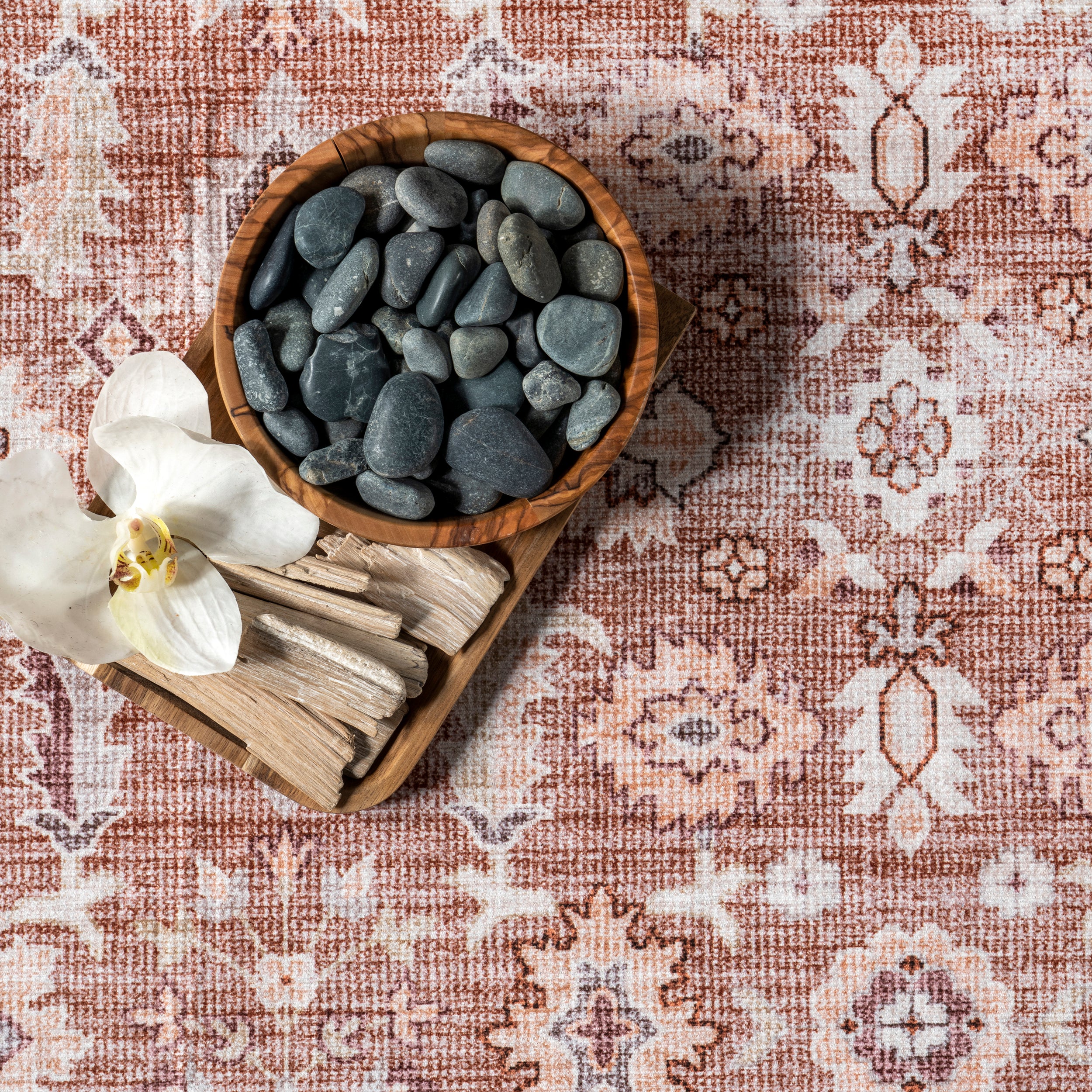 Sesilia Vintage Transitional Machine Washable Area Rug - Image 6