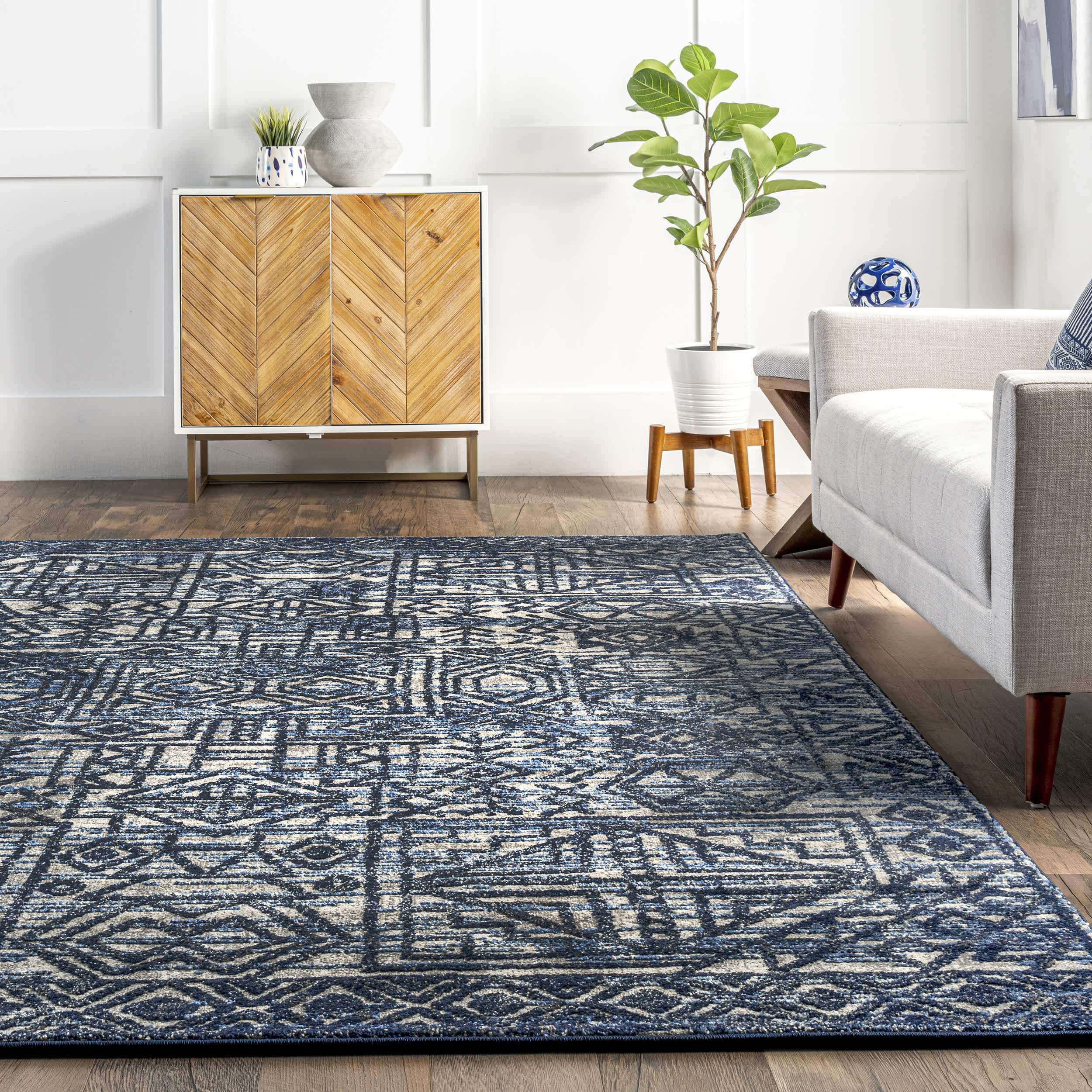 Debbie Modern Geometric Area Rug - Image 8