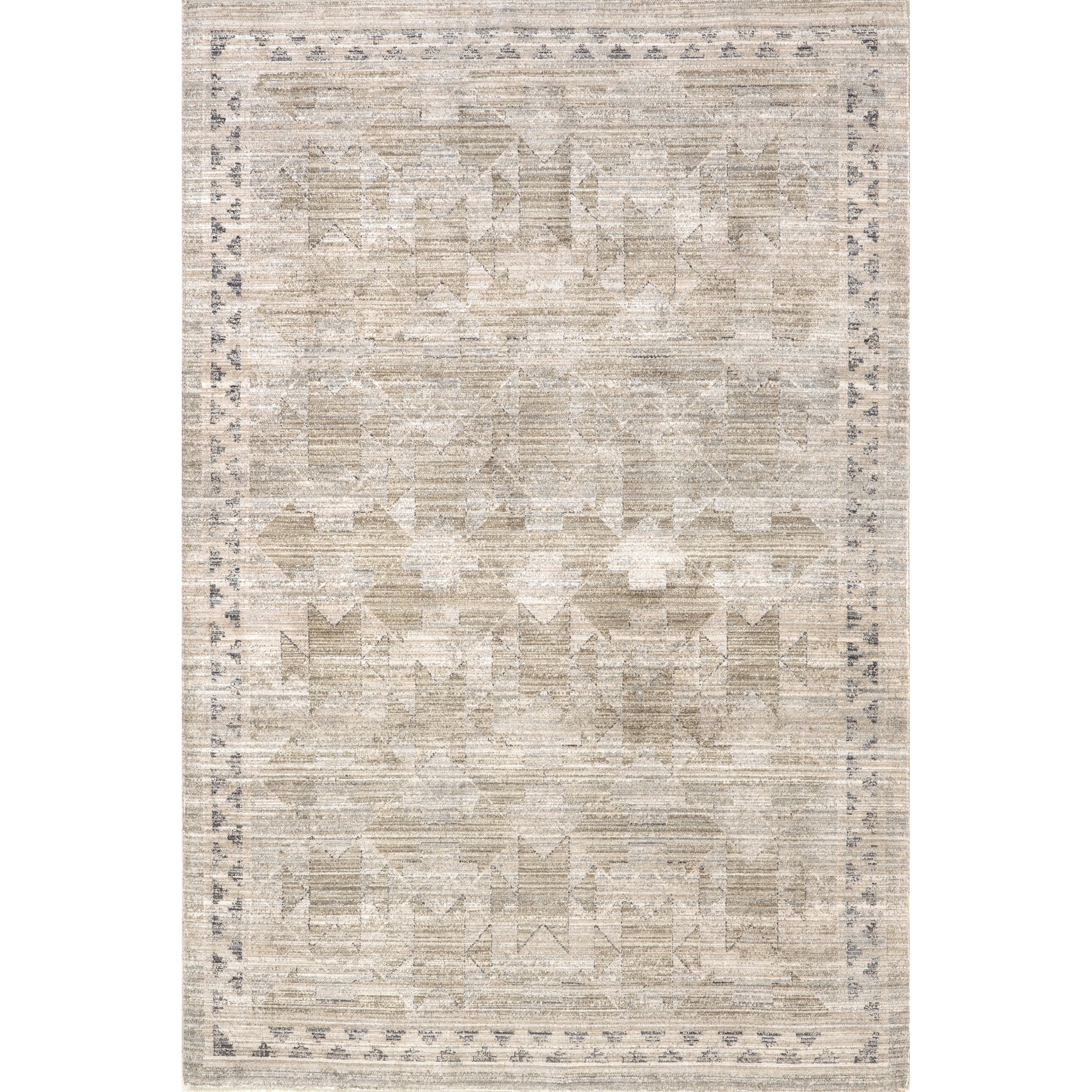 Aine Bordered Machine Washable Indoor/Outdoor Area Rug