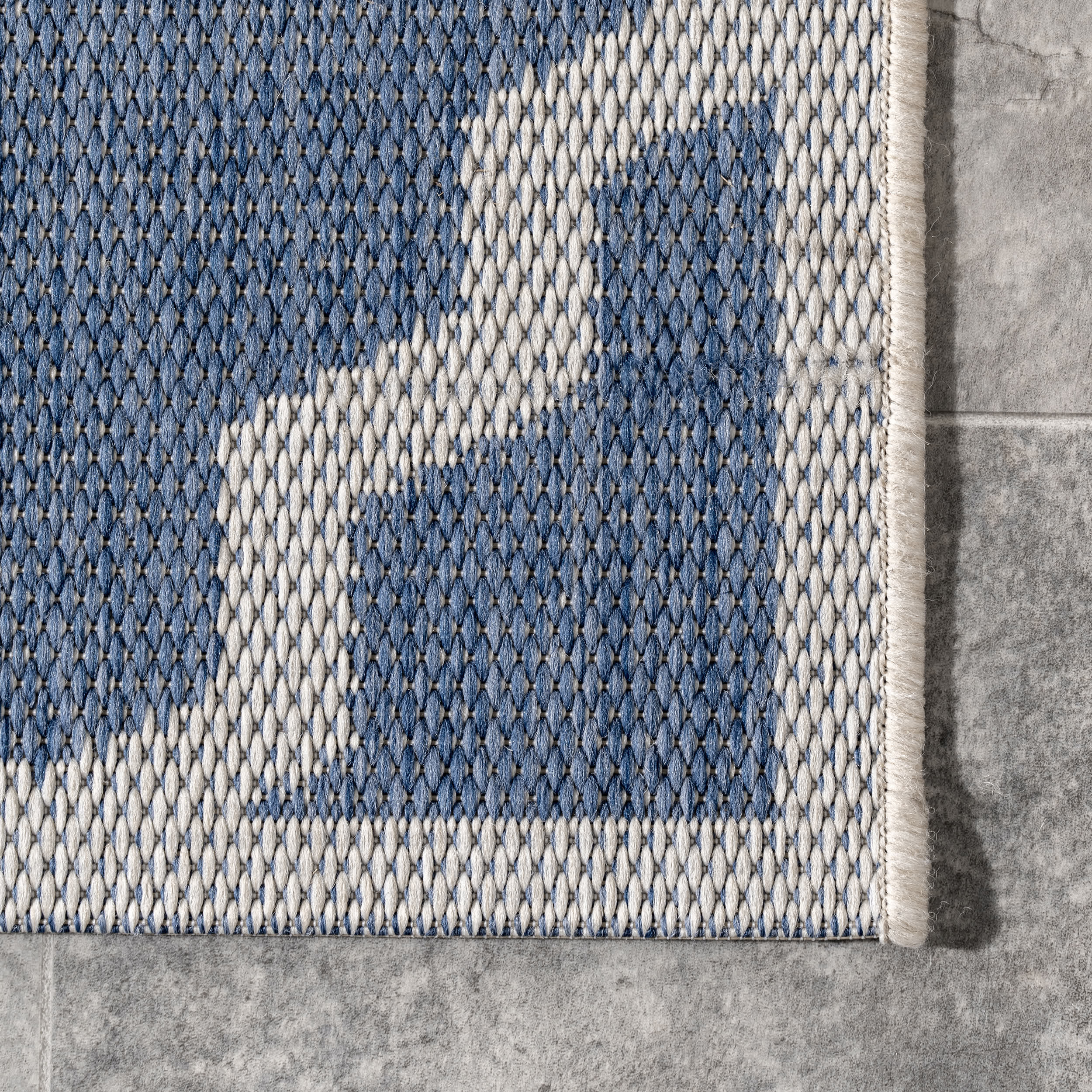 Machine Made Gina Outdoor Moroccan Trellis Area Rug - Image 16