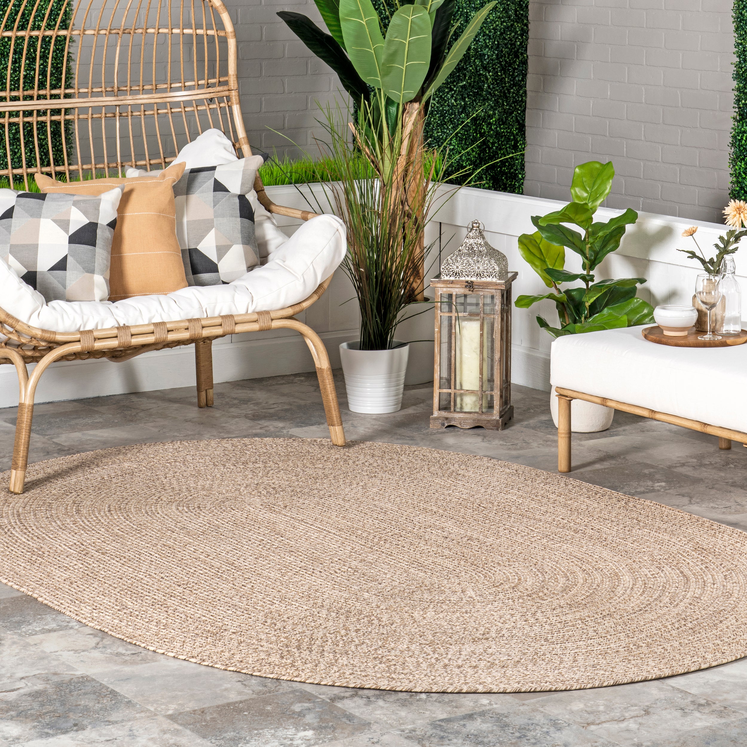 Wynn Braided Indoor/Outdoor Area Rug - Image 22