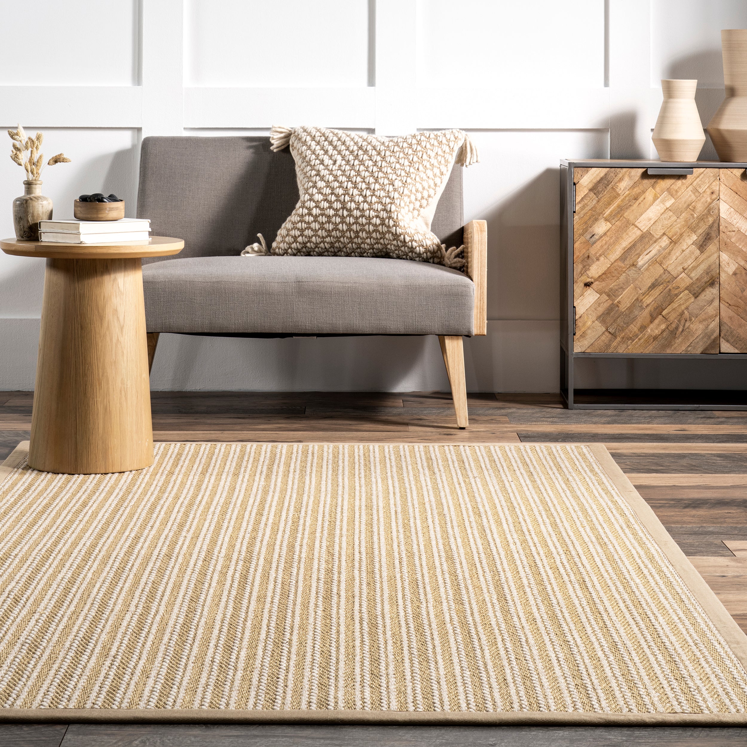 Katica Casual Recycled Sisal Blend Area Rug - Image 8