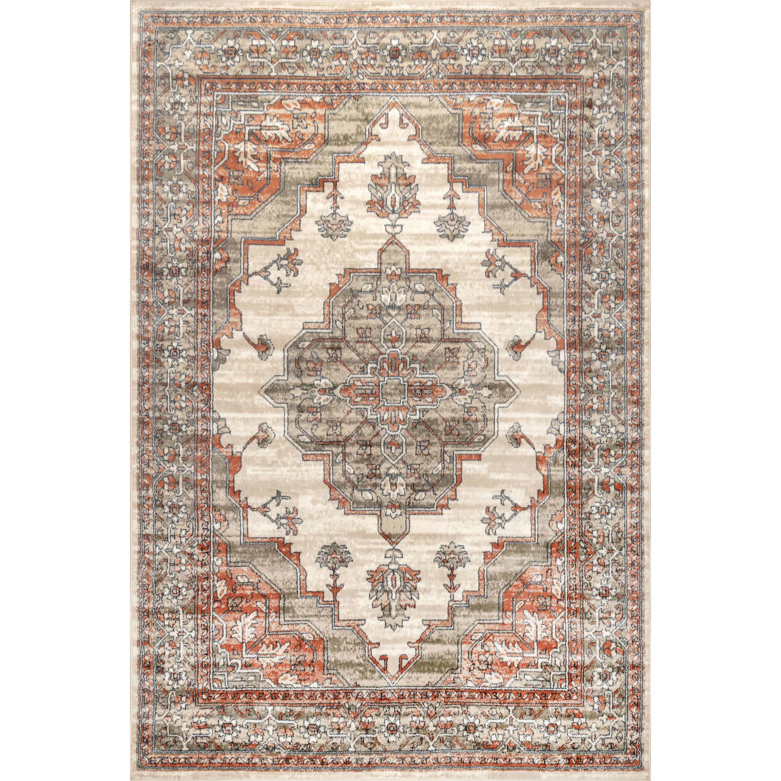 Talulla Faded Medallion Area Rug