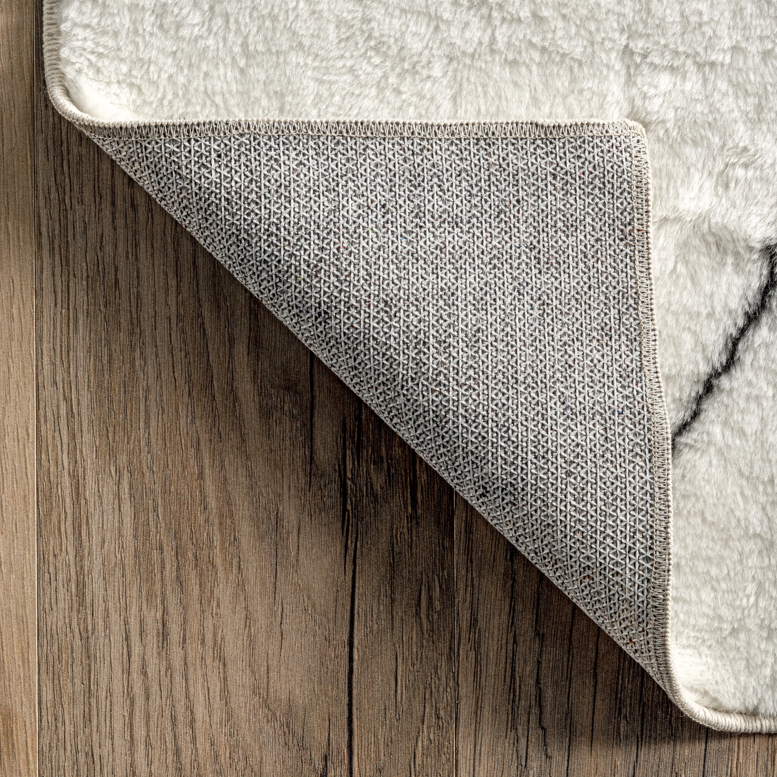 Tribal Striped Washable Shag Area Rug - Image 7