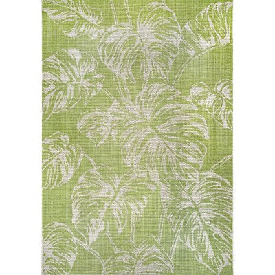Belle Palm Leaves Indoor/Outdoor Area Rug