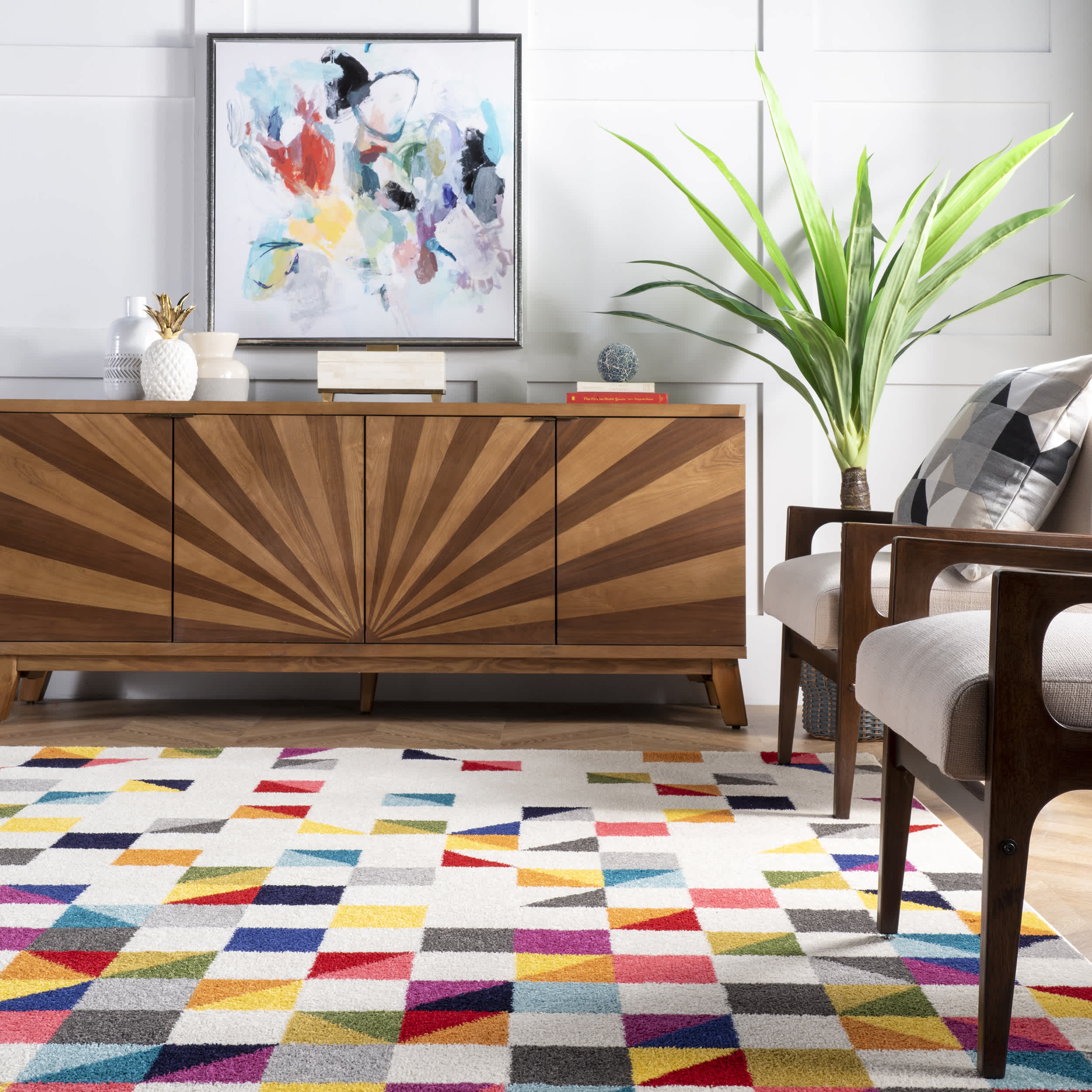 Takisha Triangle Area Rug - Image 8