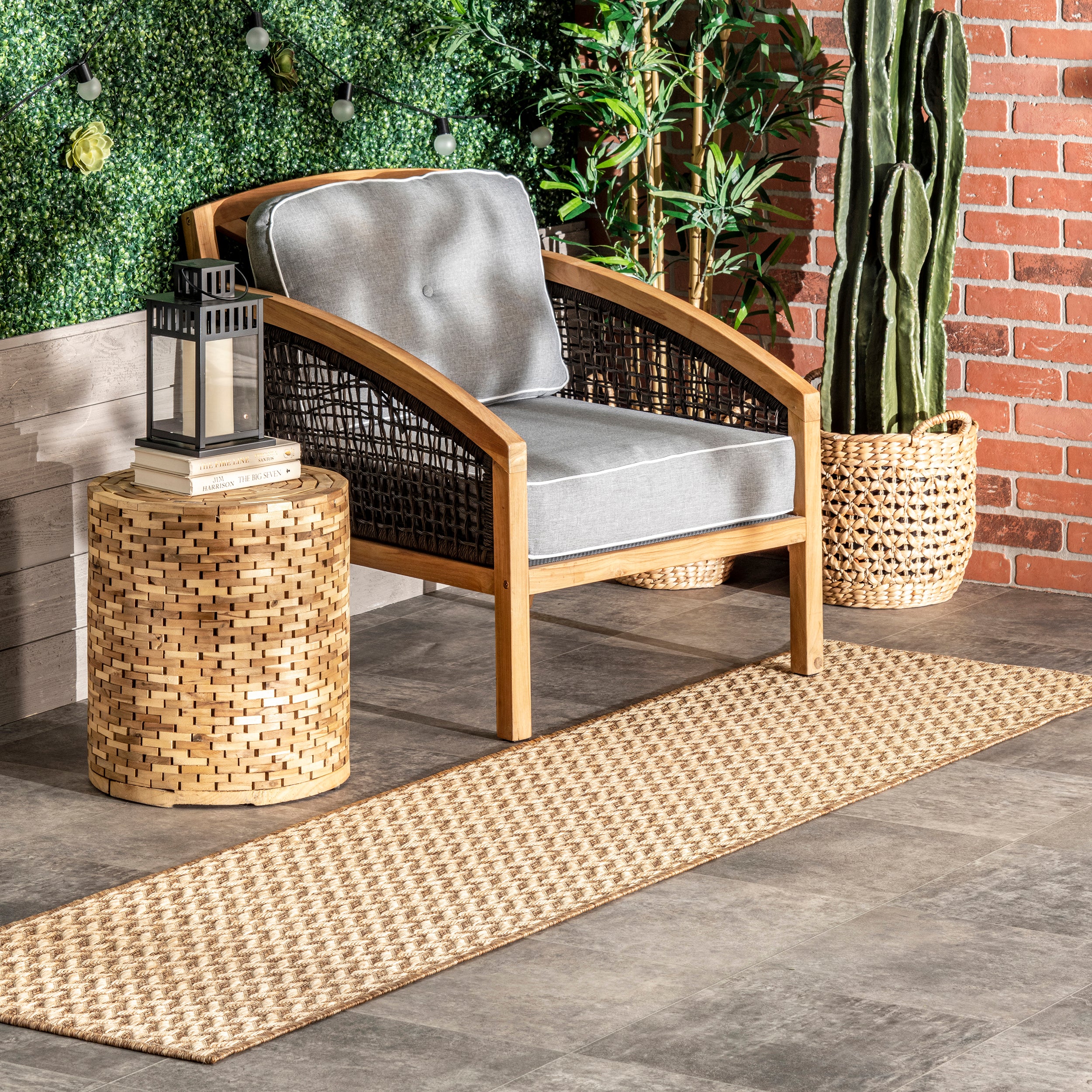 Camryn Herringbone Indoor/Outdoor Area Rug - Image 11