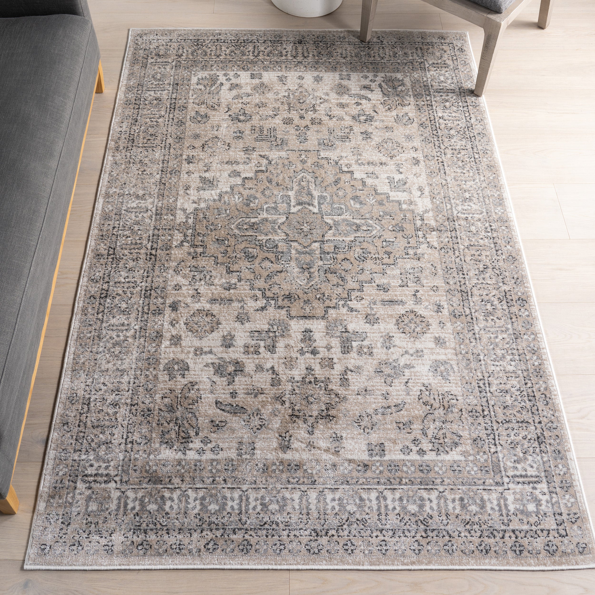 Lillith Traditional Medallion Area Rug - Image 2