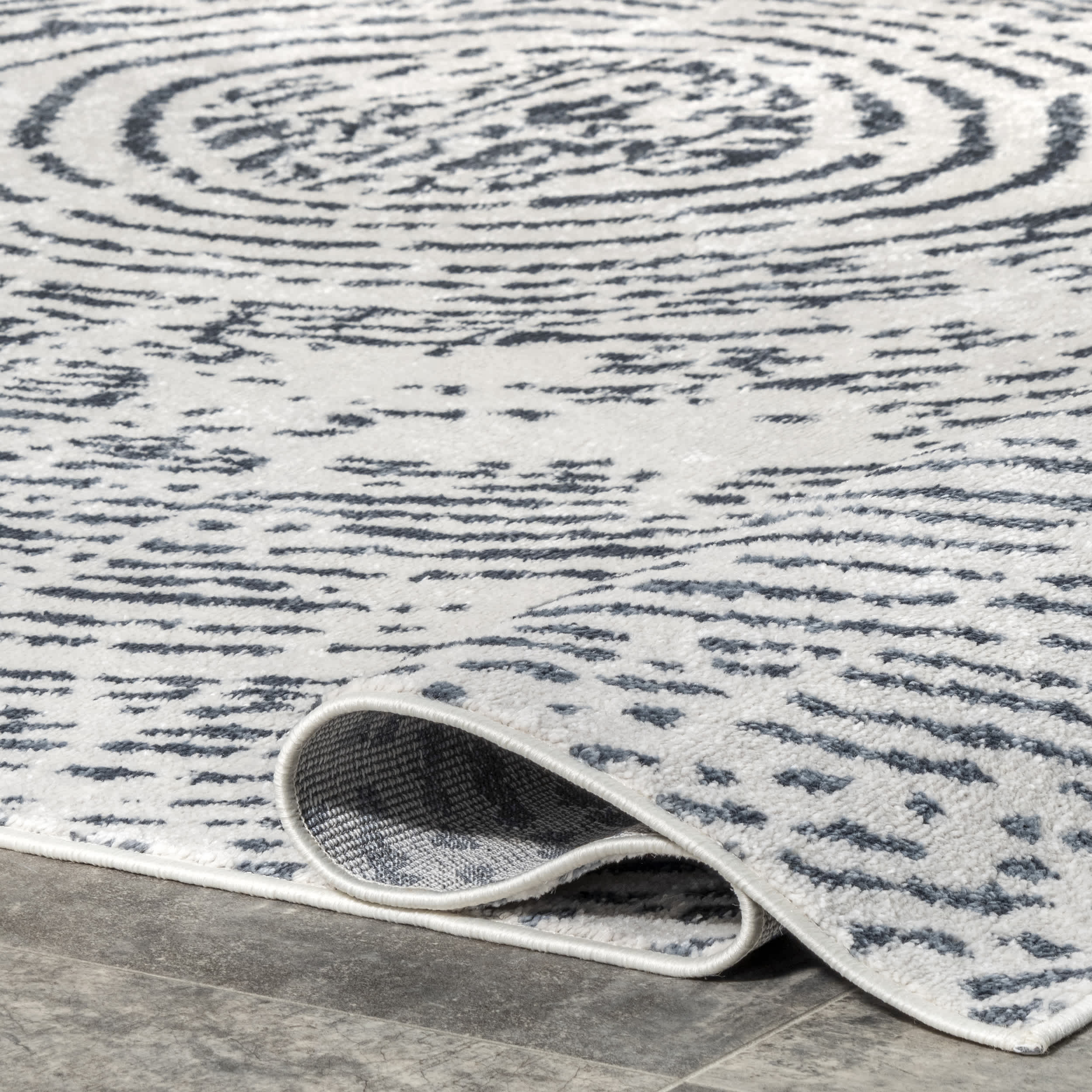Antonella Modern Abstract Maze Area Rug - Image 4