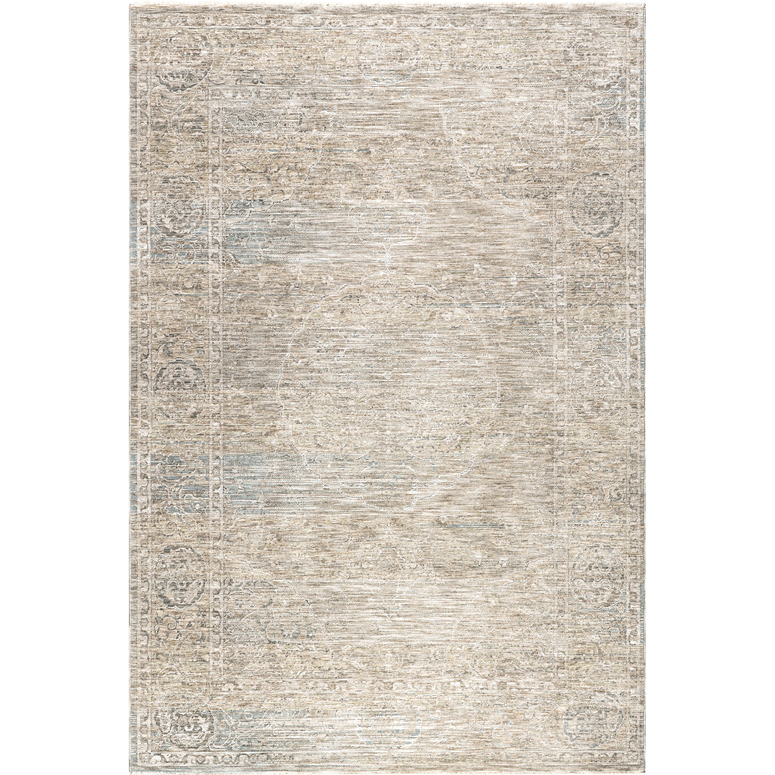Griselda Medallion Fringe Area Rug