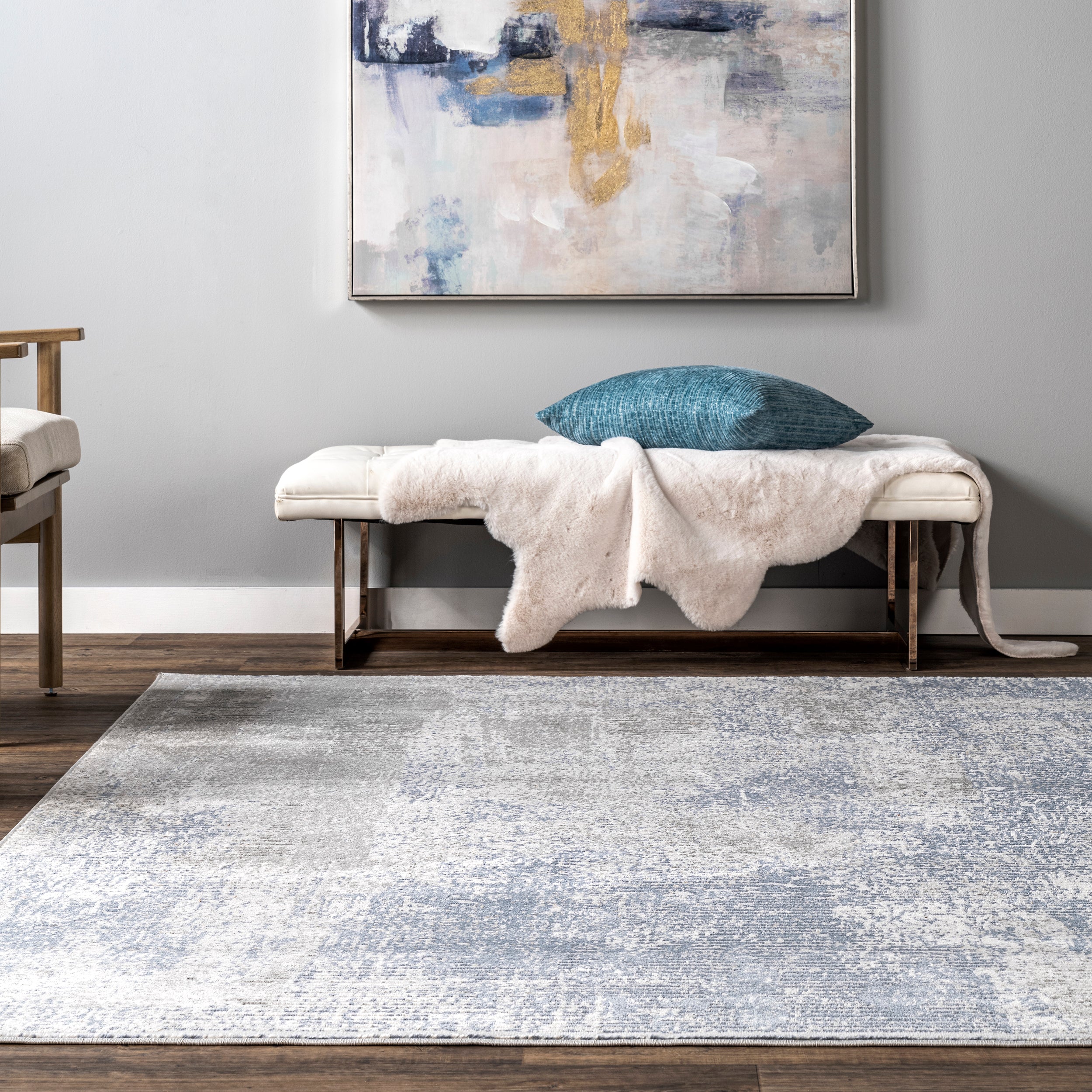Alice Abstract Waterfall Area Rug - Image 8