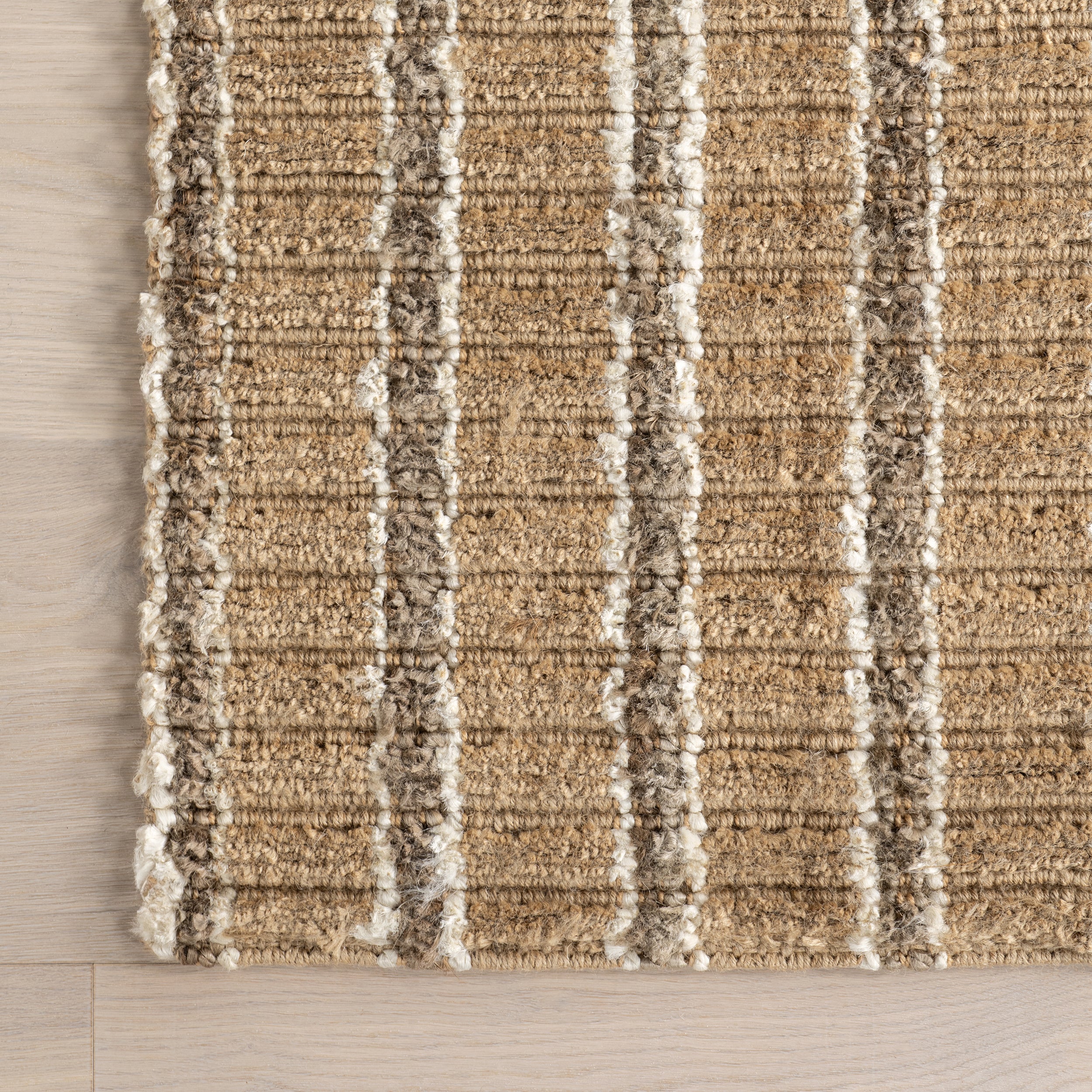 Violeta Striped Jute Area Rug - Image 6