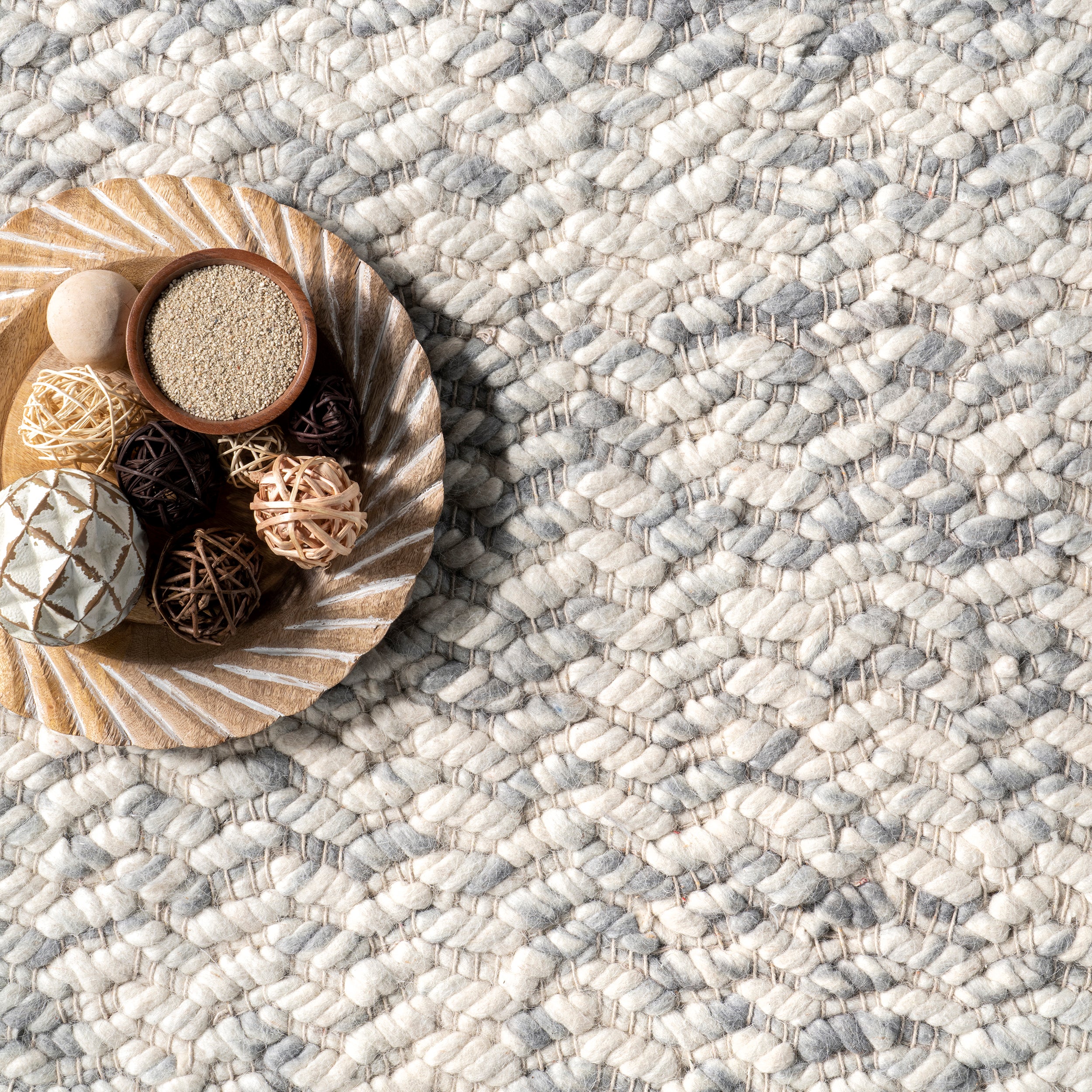 Glendora Hand Woven Chevron Area Rug - Image 24
