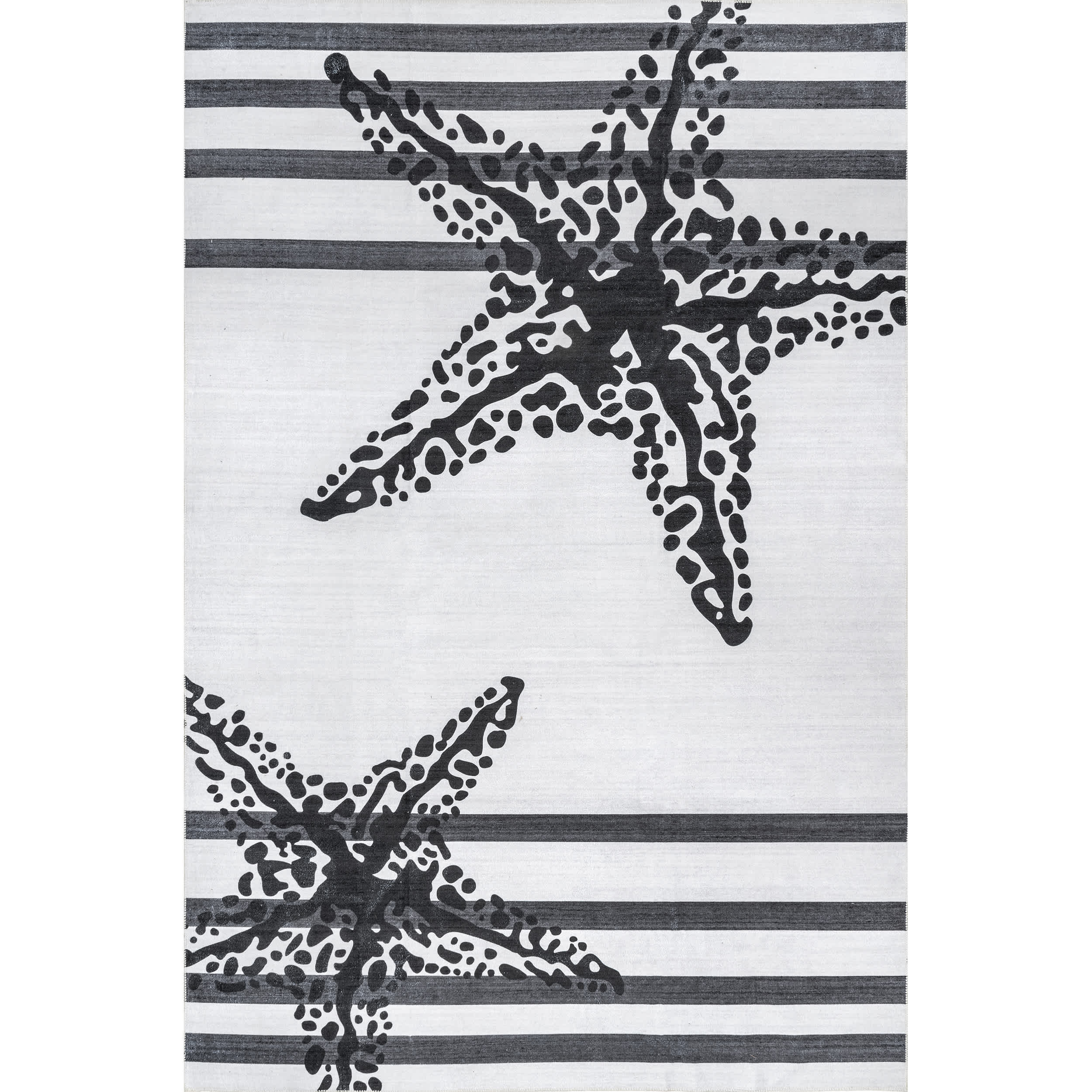 Starfish Machine Washable Area Rug