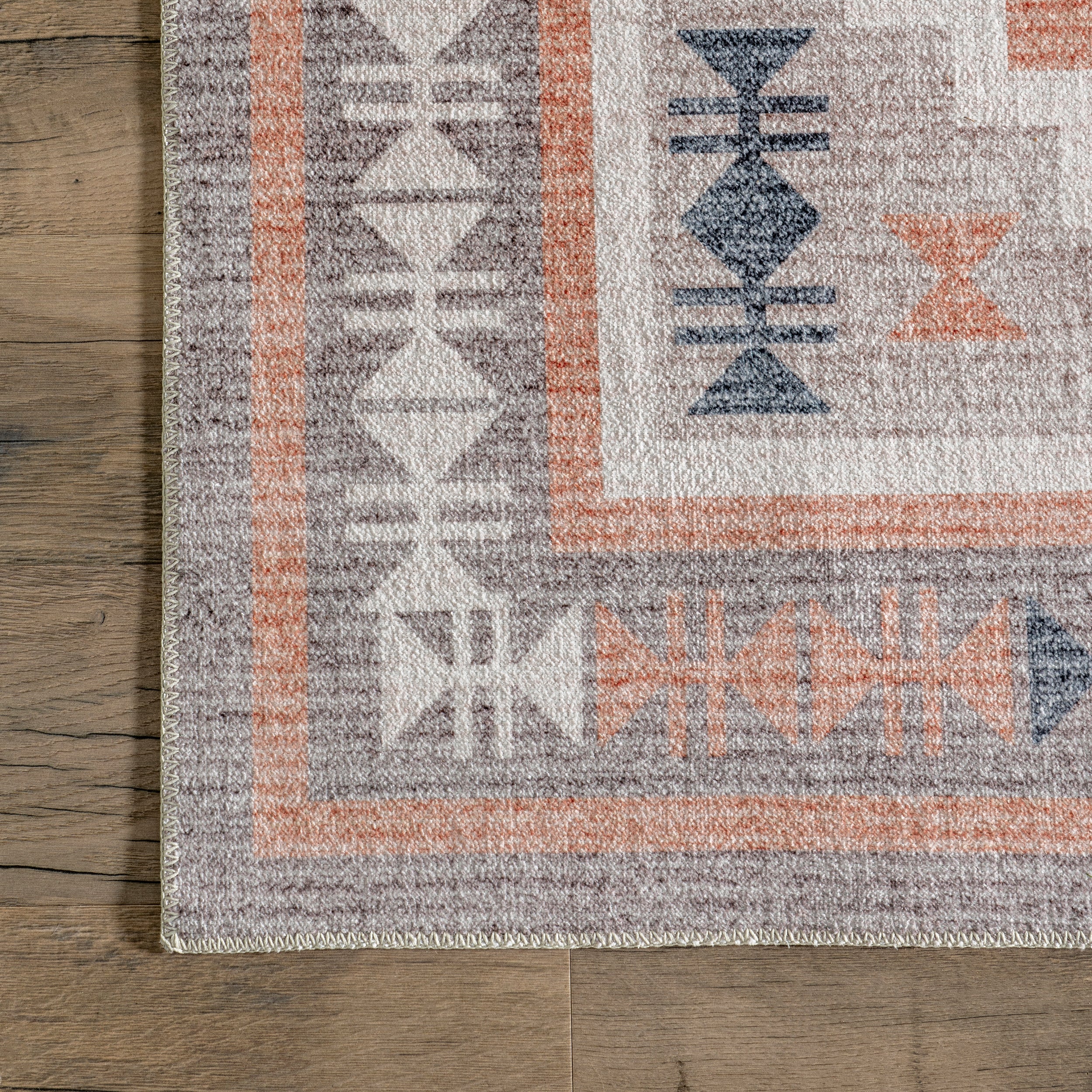 Leighton Machine Washable Southwestern Medallion Area Rug - Image 19