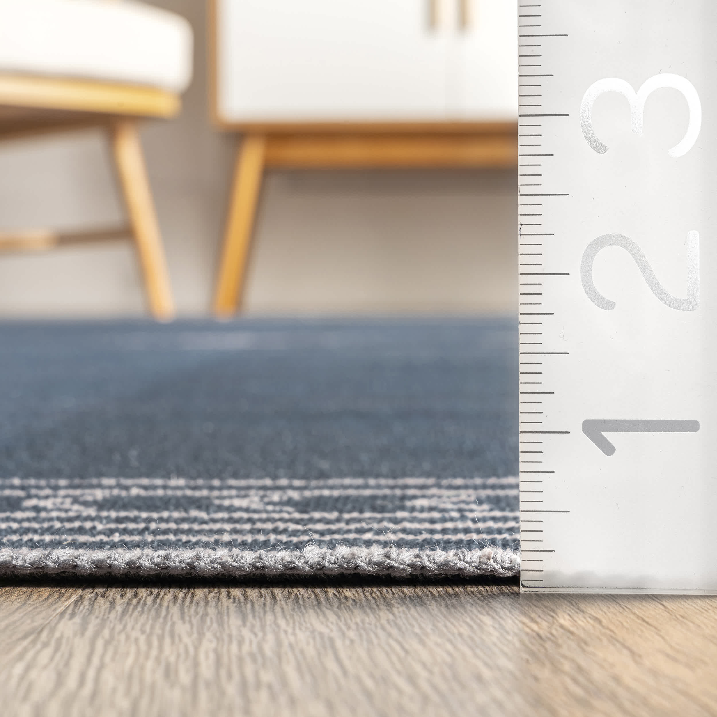 Arina Machine Washable Global Inspired Simplistic Tribal Area Rug - Image 3