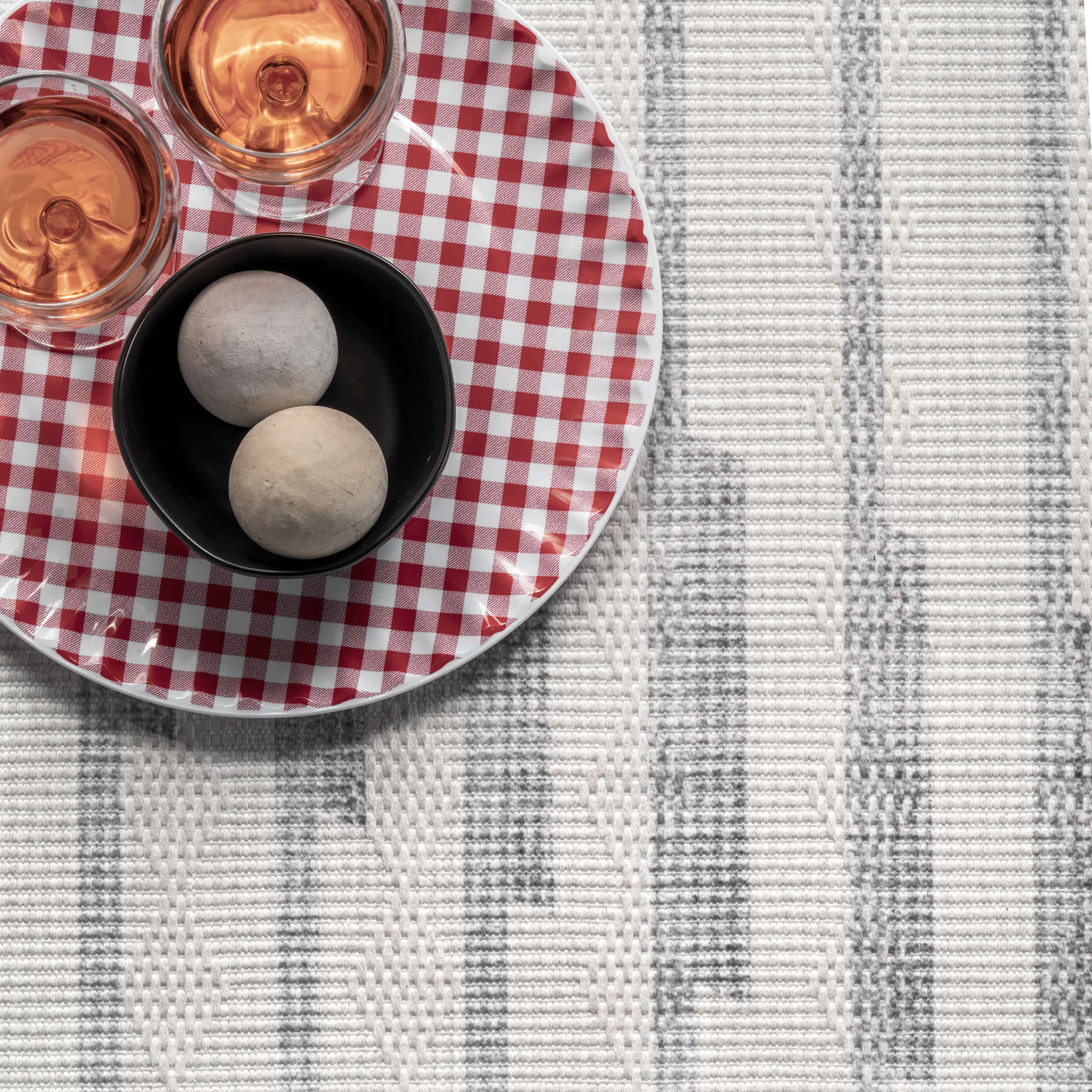 Modern Striped Washable Area Rug - Image 6