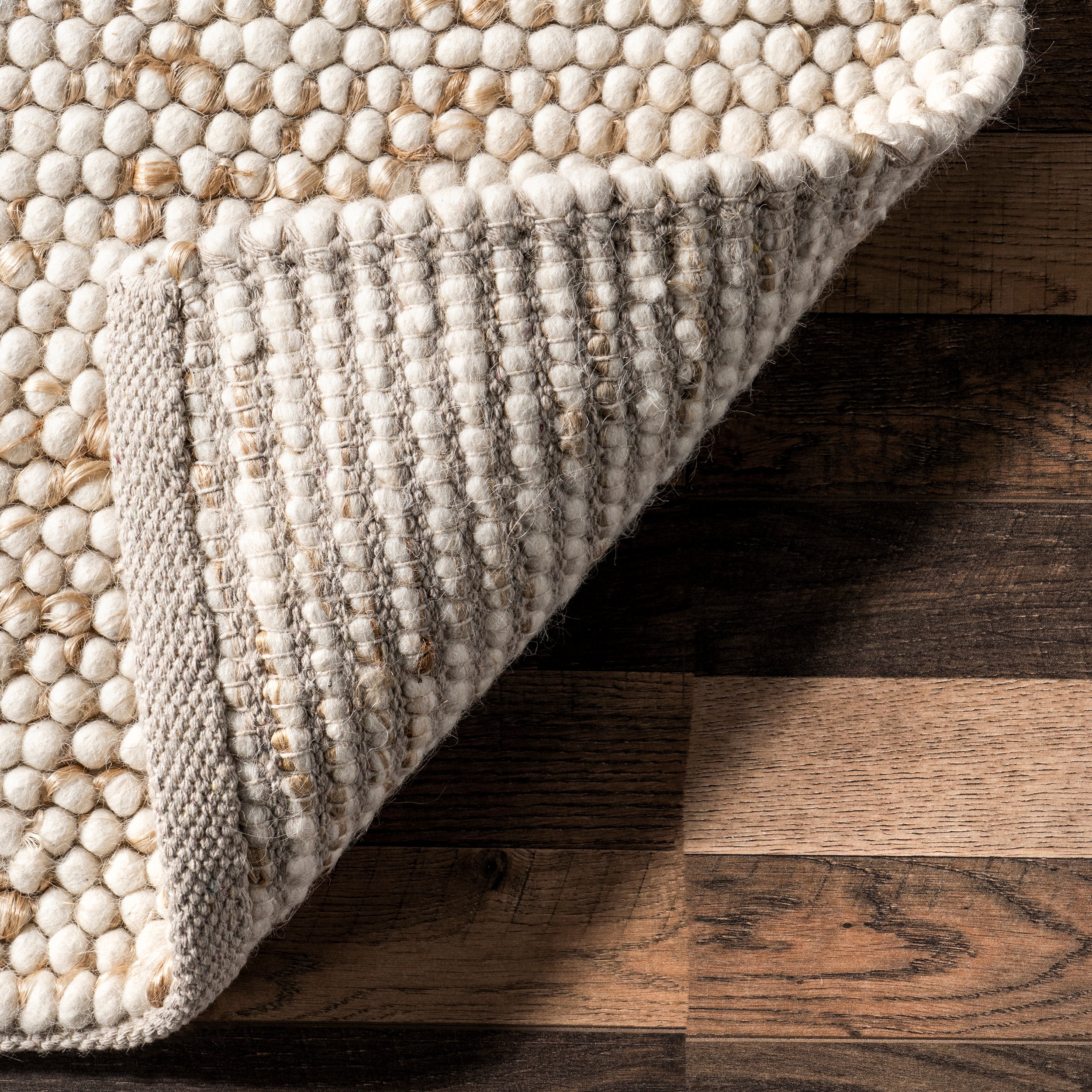 Deeanna Casual Textured Wool Area Rug - Image 7